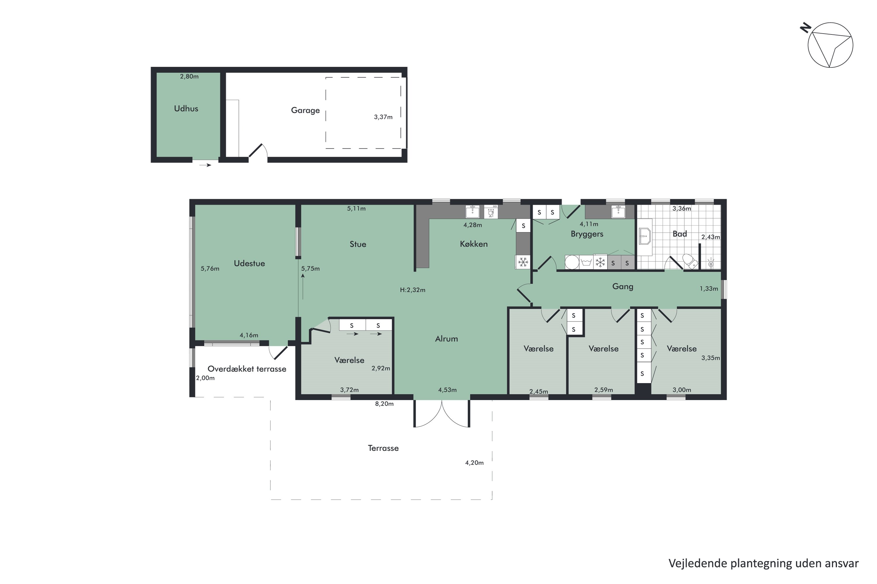 Plantegninger billede af Østermarken 31, 9320 Hjallerup
