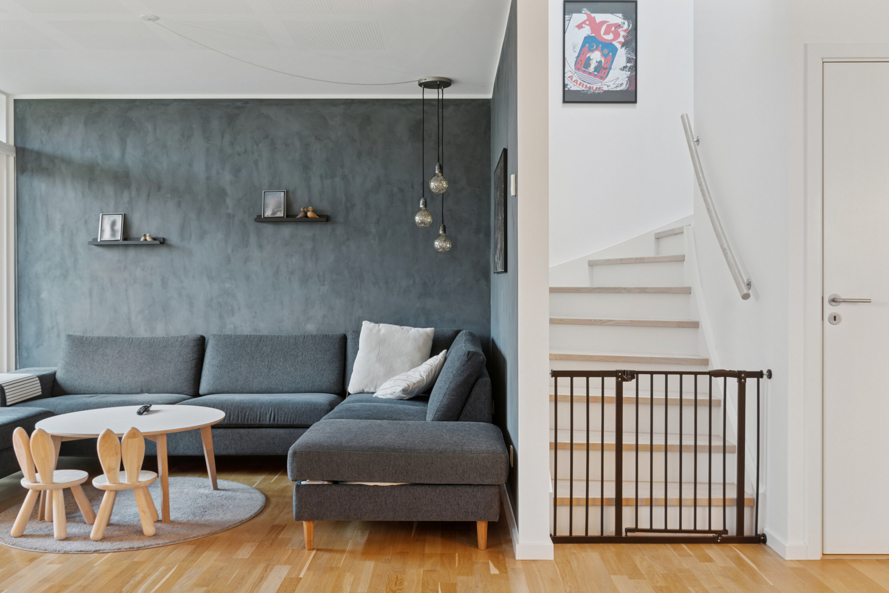 Fremhævet stue billede i fuldskærmstilstand. Billede af Trankær Mosevej 100, 8310 Tranbjerg J