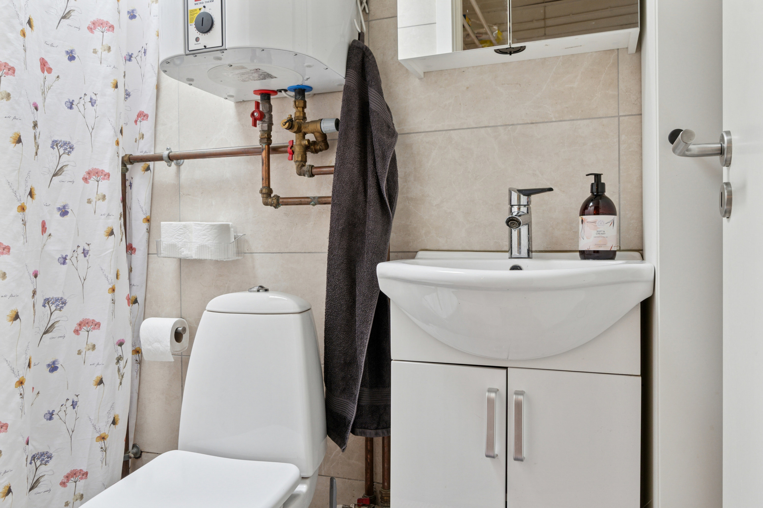 Fremhævet badeværelse billede i fuldskærmstilstand. Billede af Maxivej 65, Store Havelse Strand, 3310 Ølsted