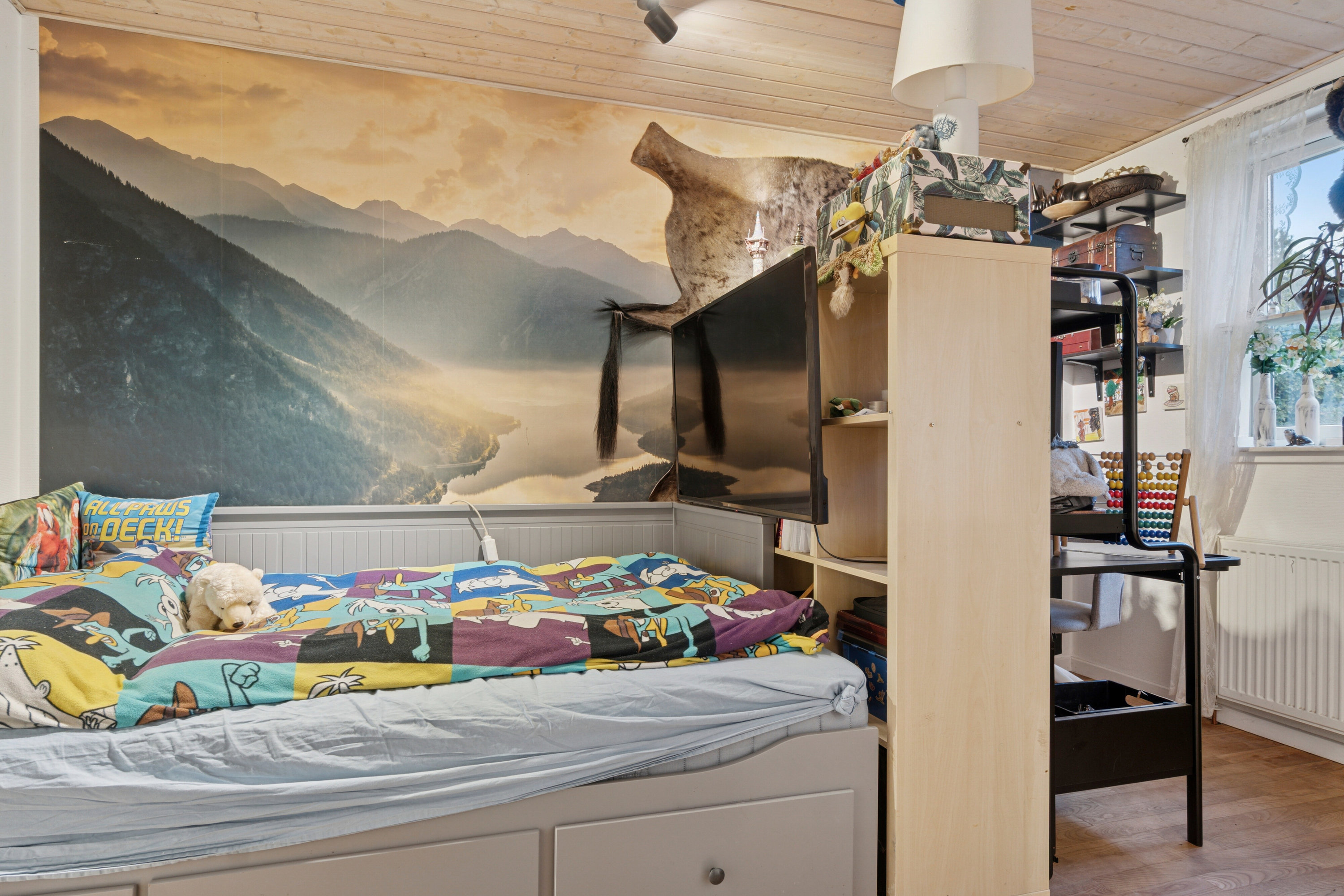 Fremhævet soveværelse billede i fuldskærmstilstand. Billede af Lupinvej 36, 4040 Jyllinge