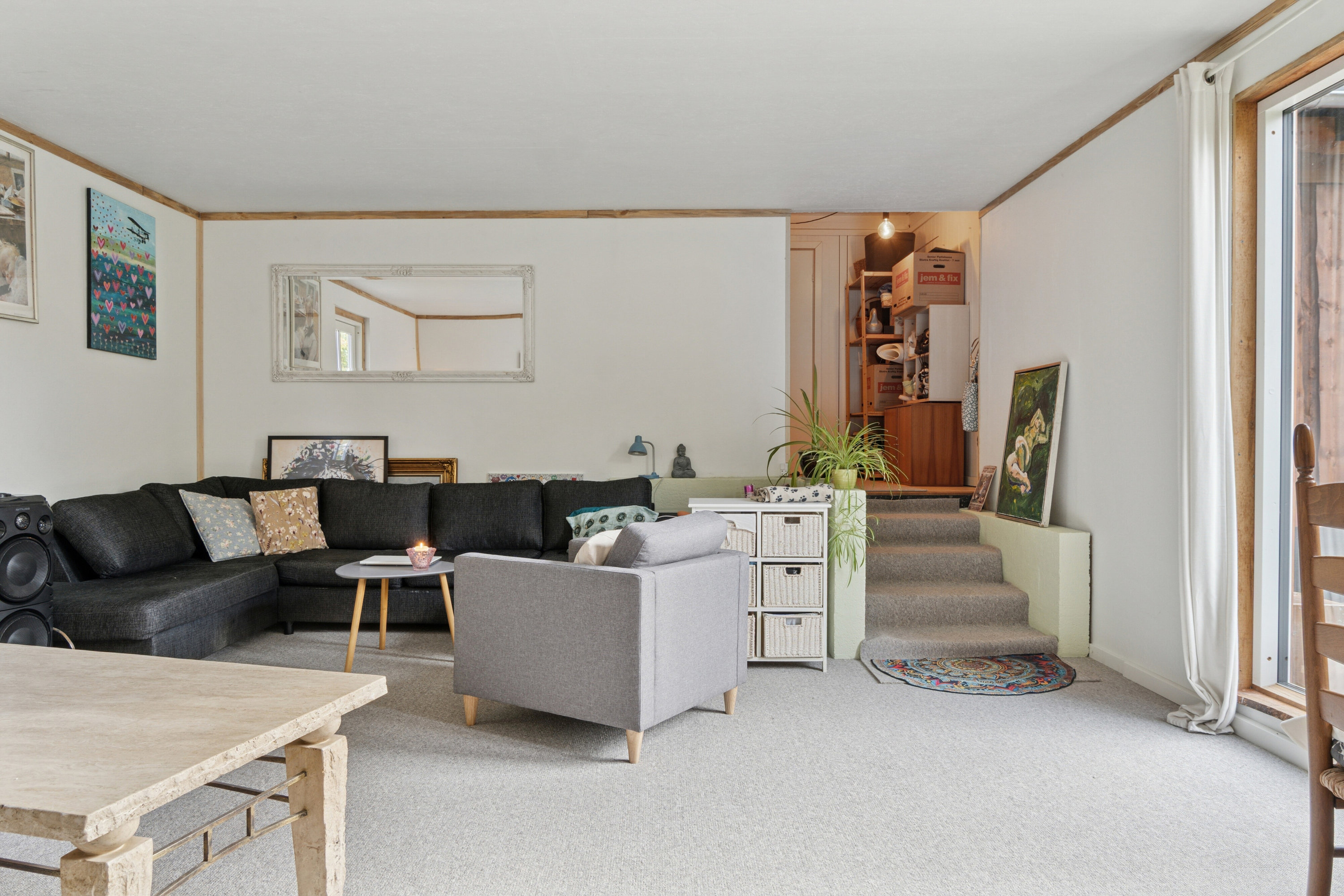 Fremhævet stue billede i fuldskærmstilstand. Billede af Maxivej 65, Store Havelse Strand, 3310 Ølsted