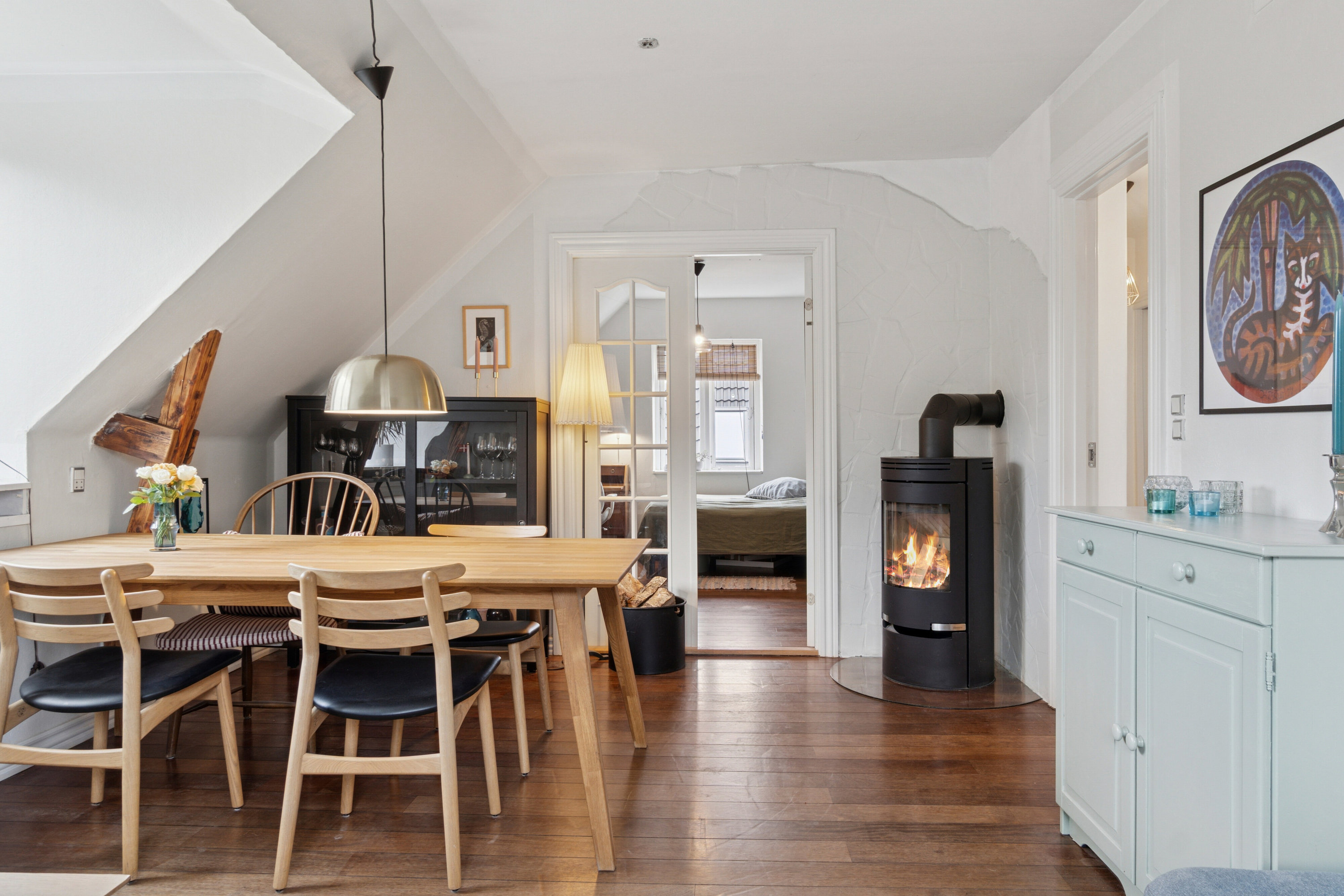 Fremhævet spisestue billede i fuldskærmstilstand. Billede af Nørregårdsvej 73, 1., 2610 Rødovre