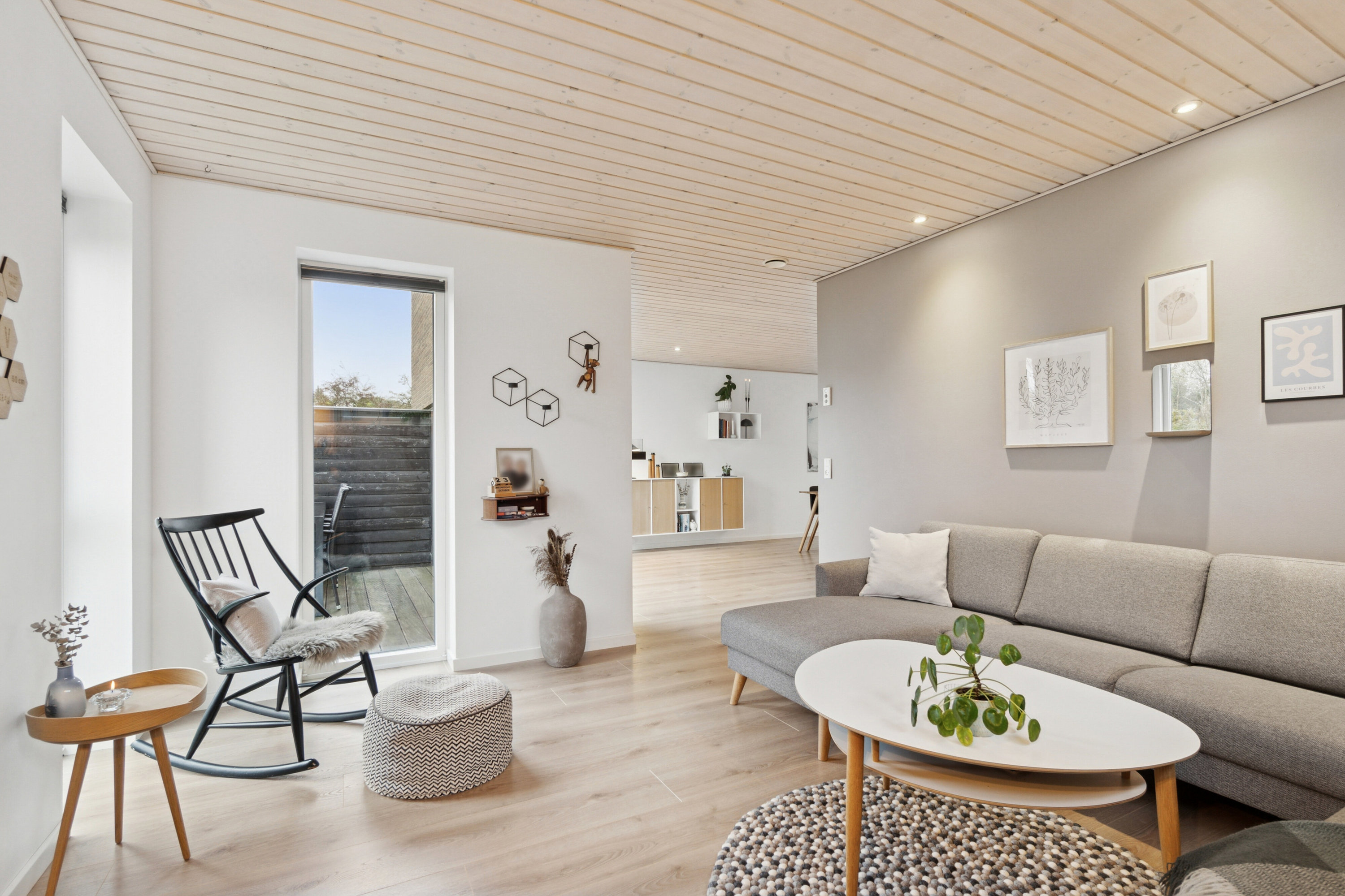 Fremhævet stue billede i fuldskærmstilstand. Billede af Buskelundengen 9, 8600 Silkeborg