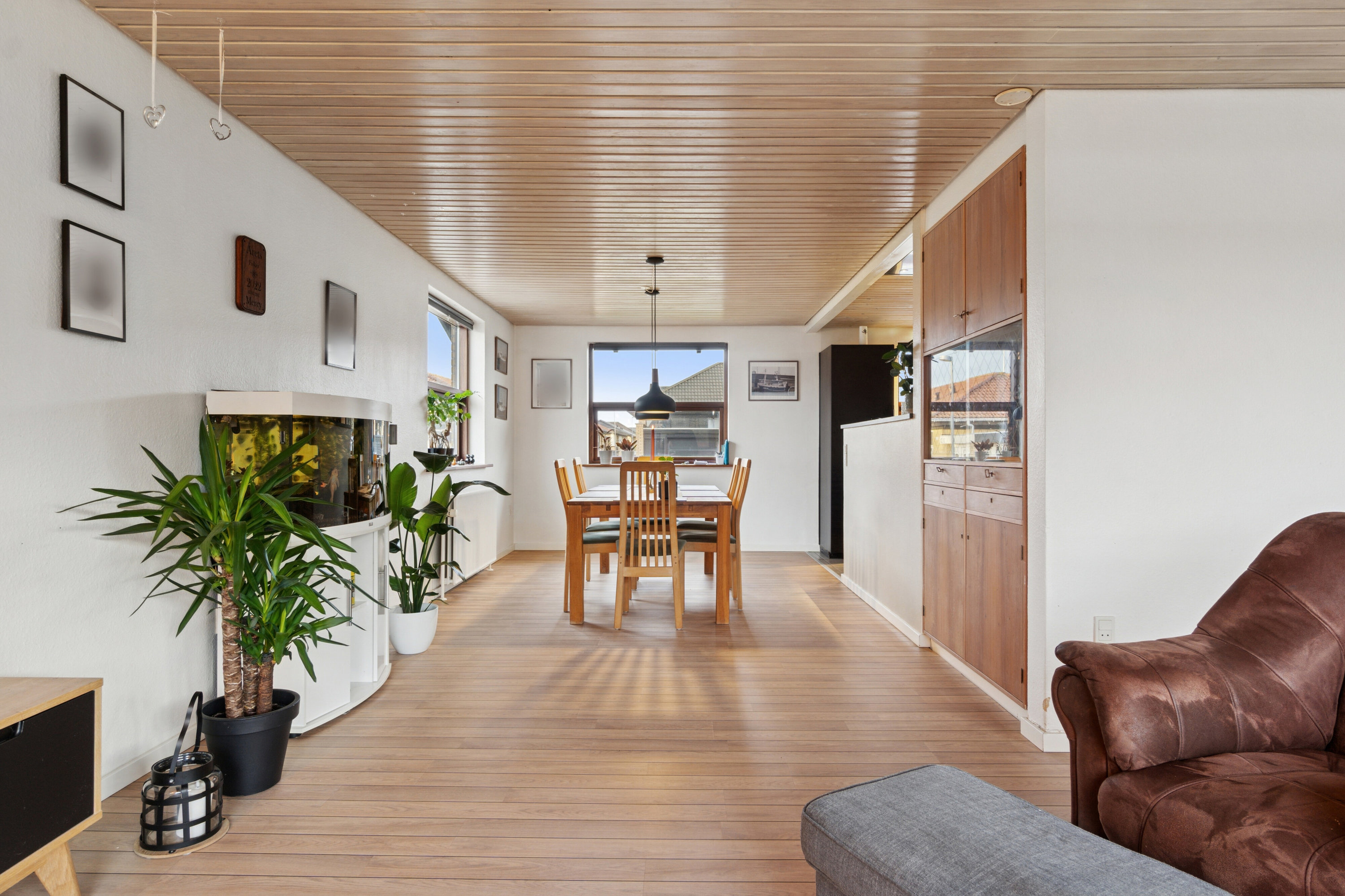 Fremhævet spisestue billede i fuldskærmstilstand. Billede af Gyvelvænget 309, 7730 Hanstholm