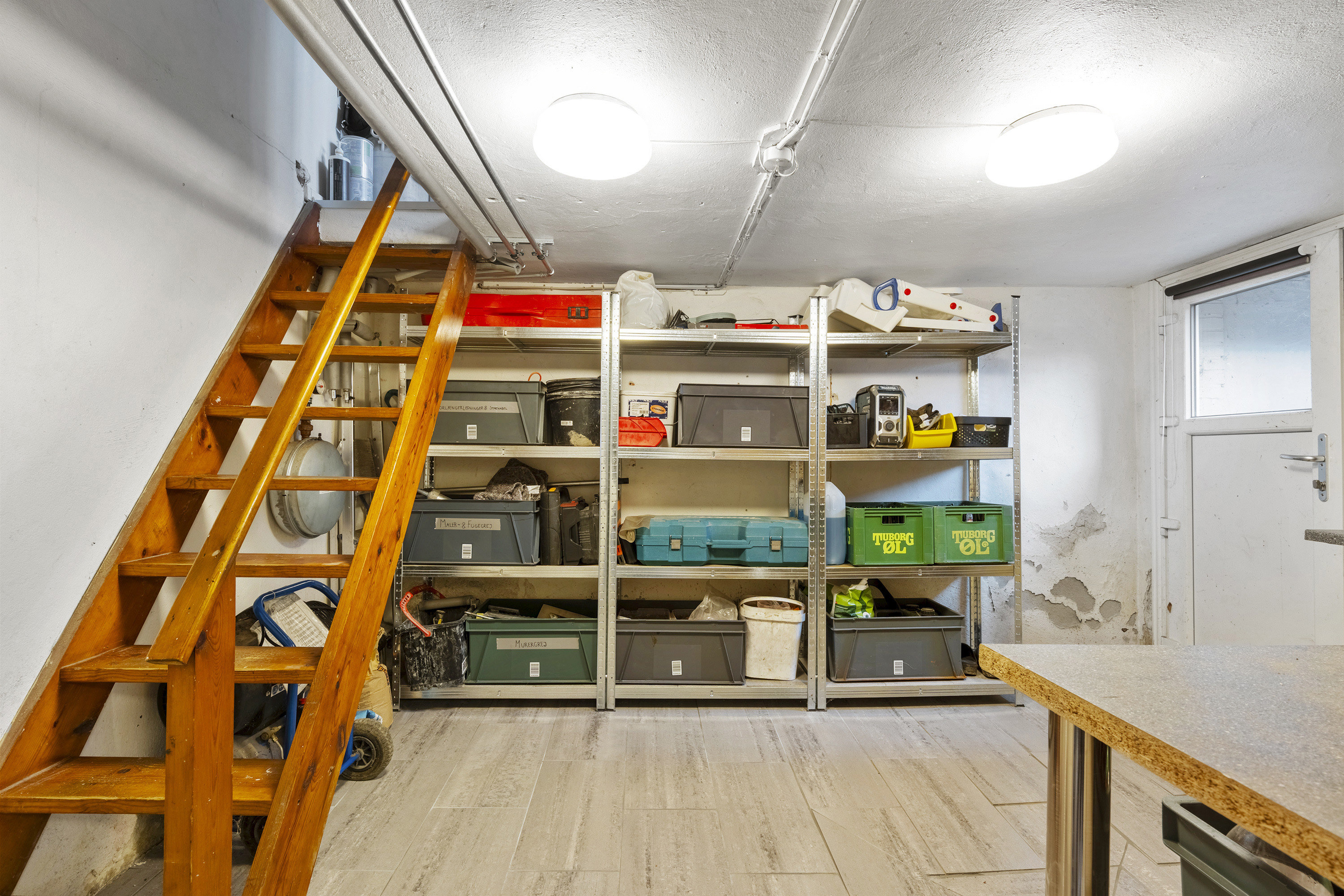 Fremhævet kælder billede i fuldskærmstilstand. Billede af Kirkebakken 4, Horne, 6800 Varde