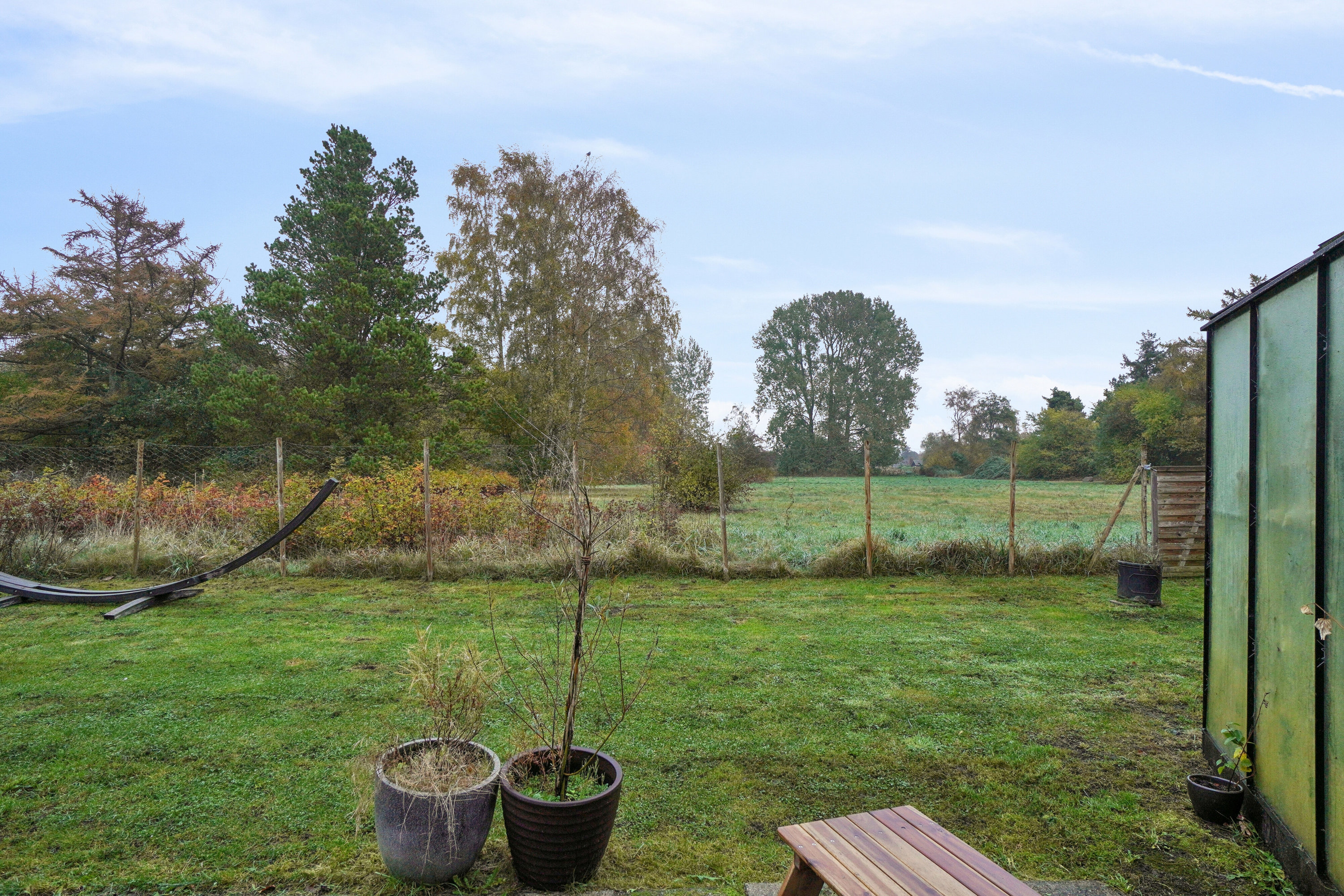 Fremhævet baghave billede i fuldskærmstilstand. Billede af Lupinvej 36, 4040 Jyllinge