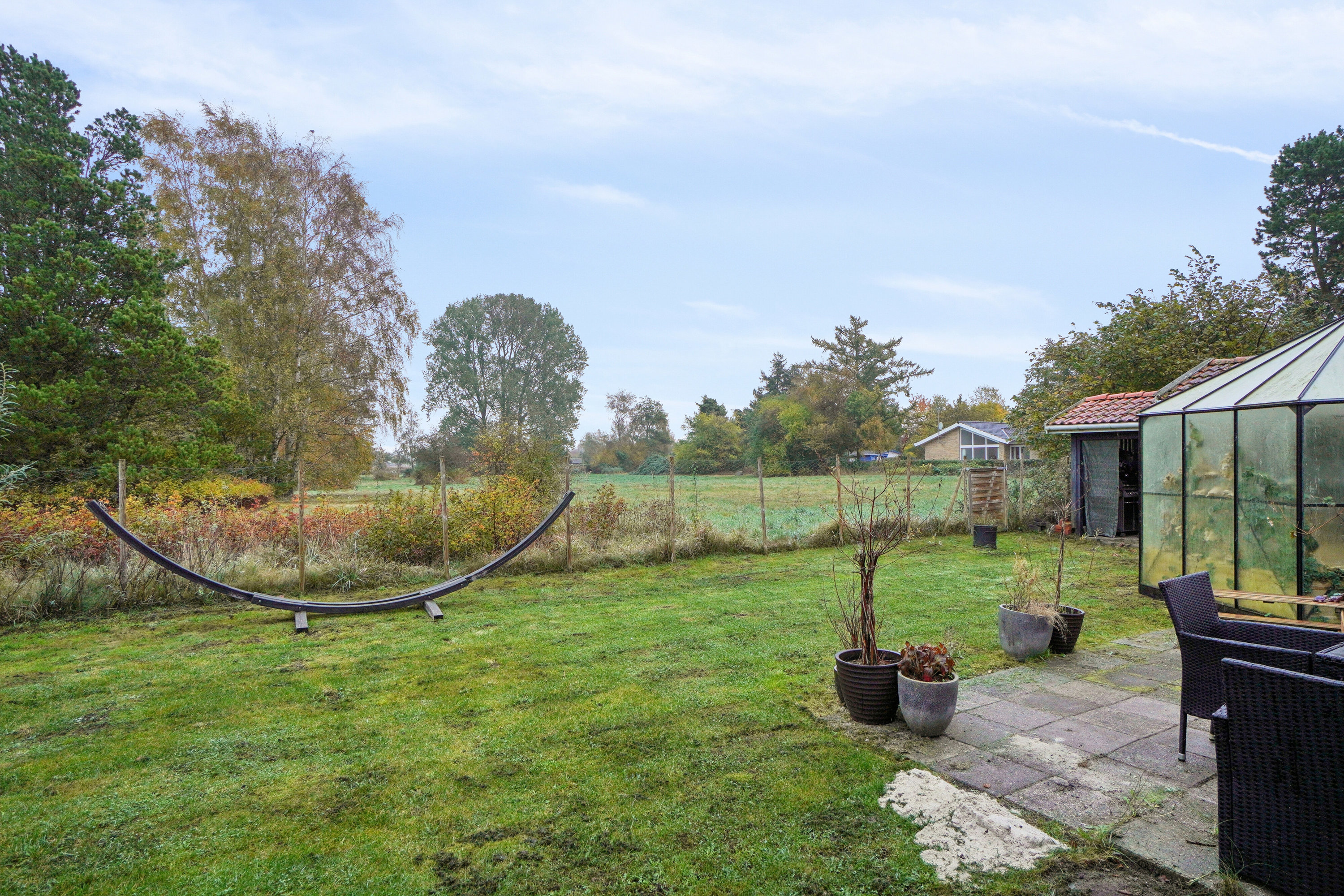 Fremhævet baghave billede i fuldskærmstilstand. Billede af Lupinvej 36, 4040 Jyllinge