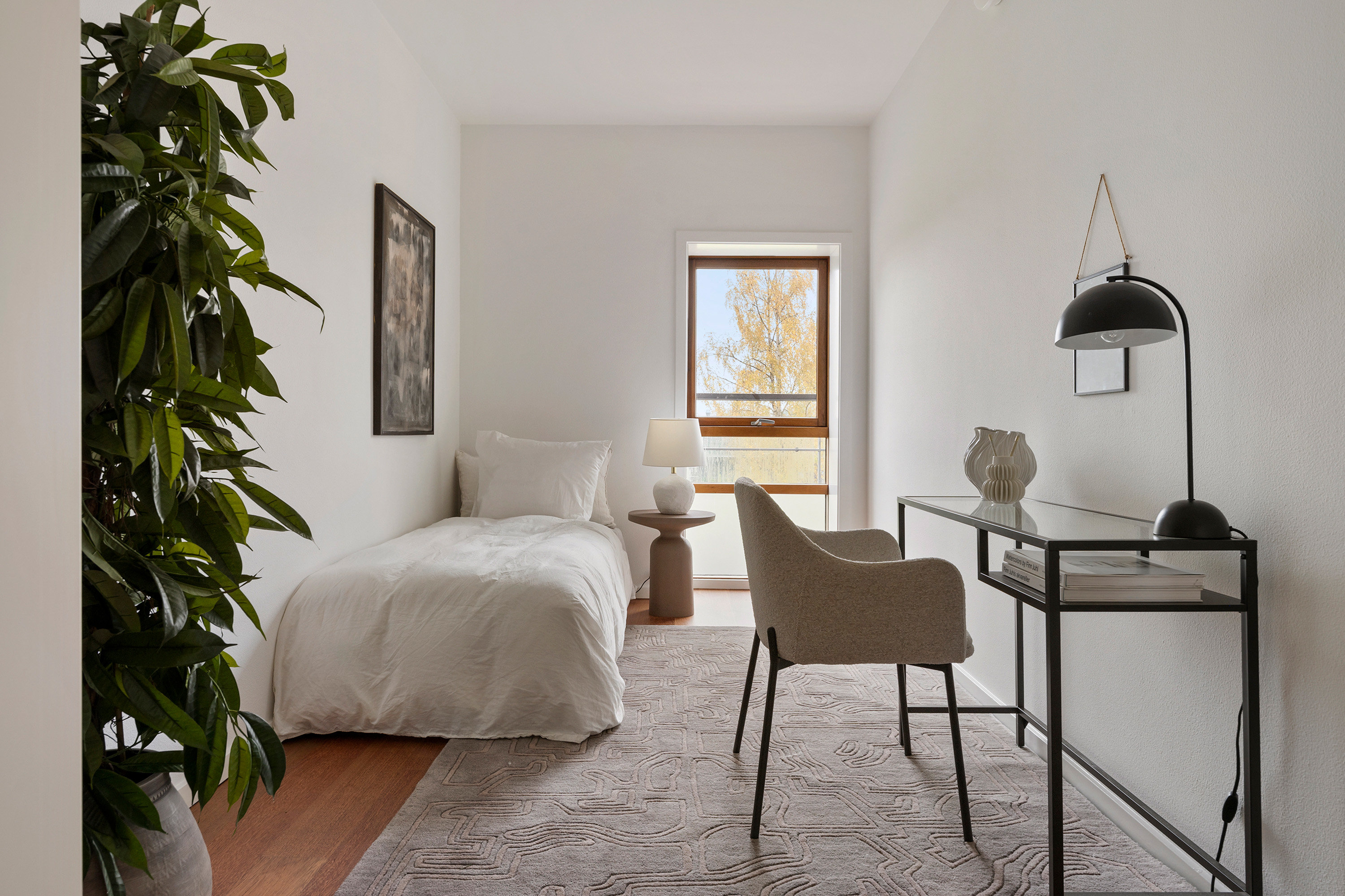 Fremhævet soveværelse billede i fuldskærmstilstand. Billede af Pilehøj 2C, 1. tv., 3460 Birkerød