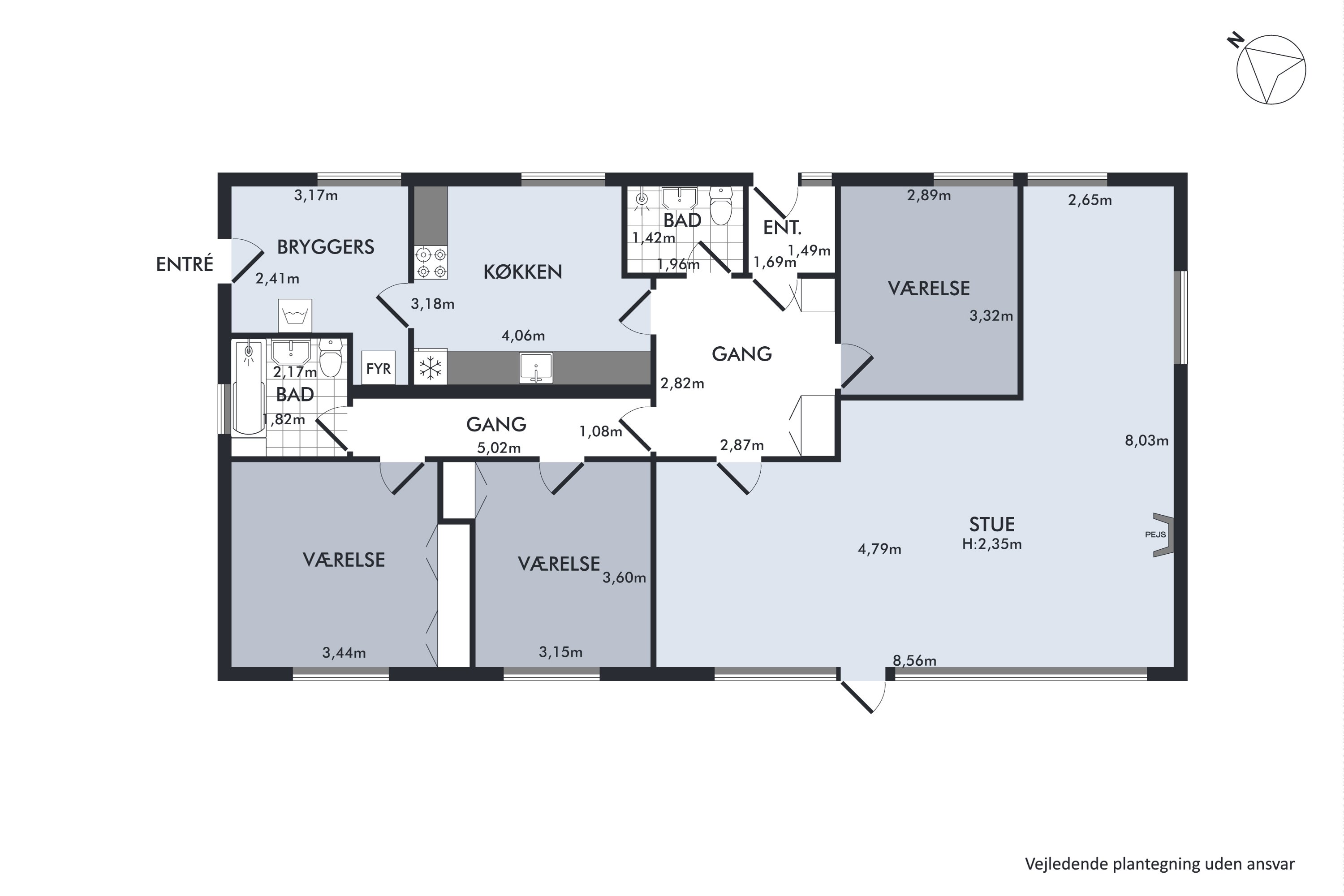 Plantegninger billede af Ørnekærs Vænge 52, 2635 Ishøj