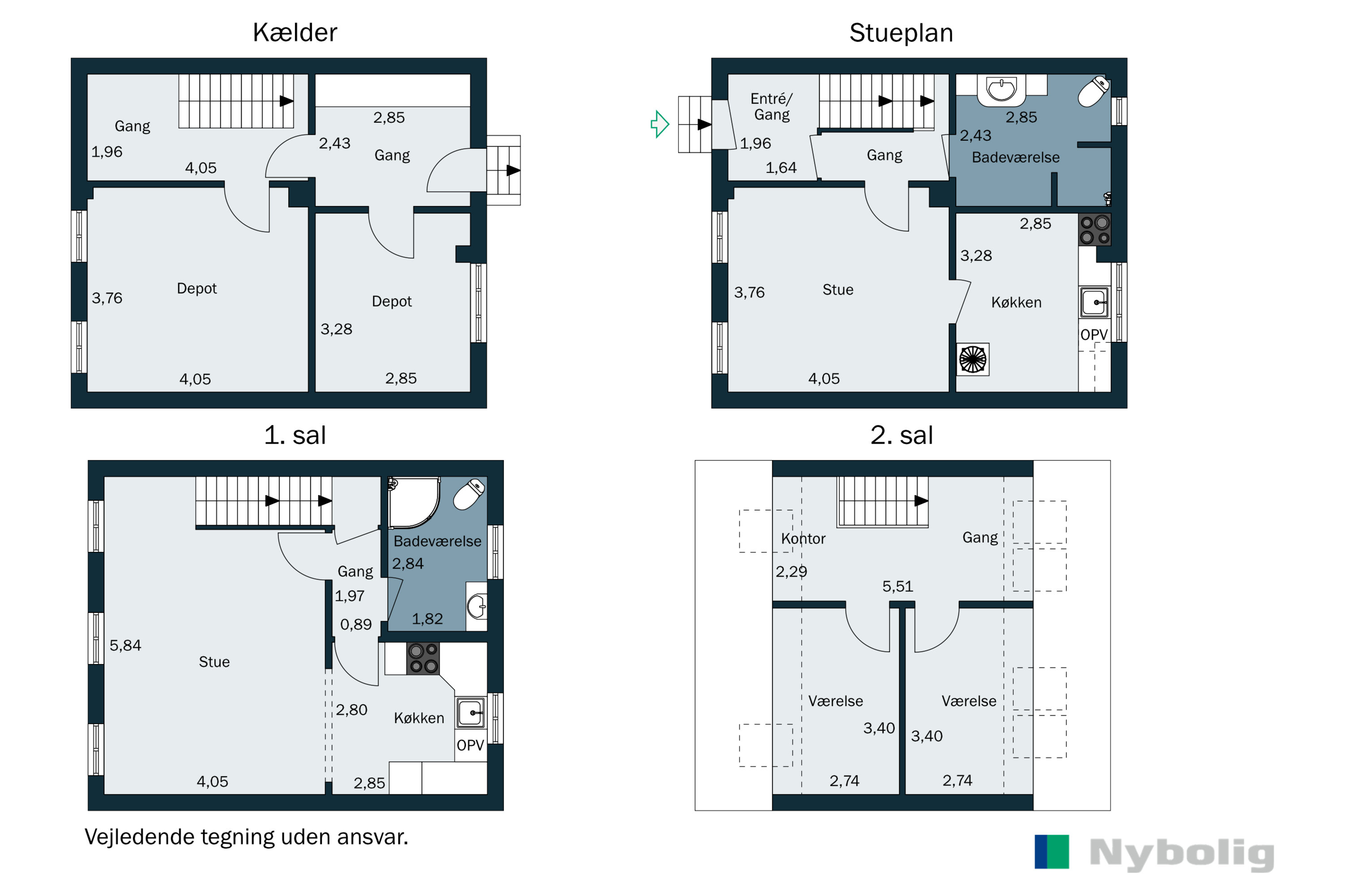 Plantegninger billede af Fælledvej 68, 8700 Horsens