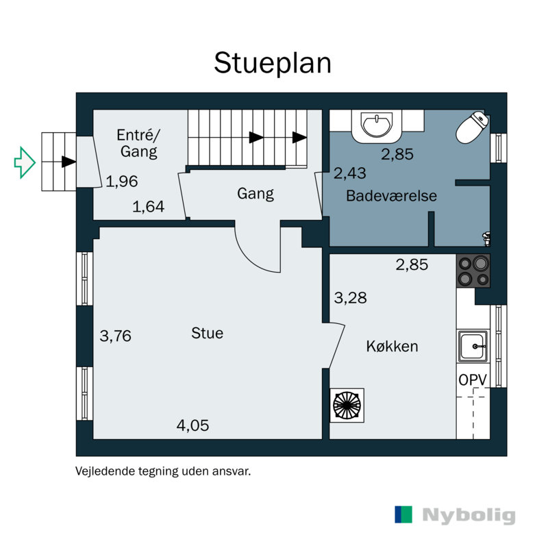 Plantegninger billede af Fælledvej 68, 8700 Horsens