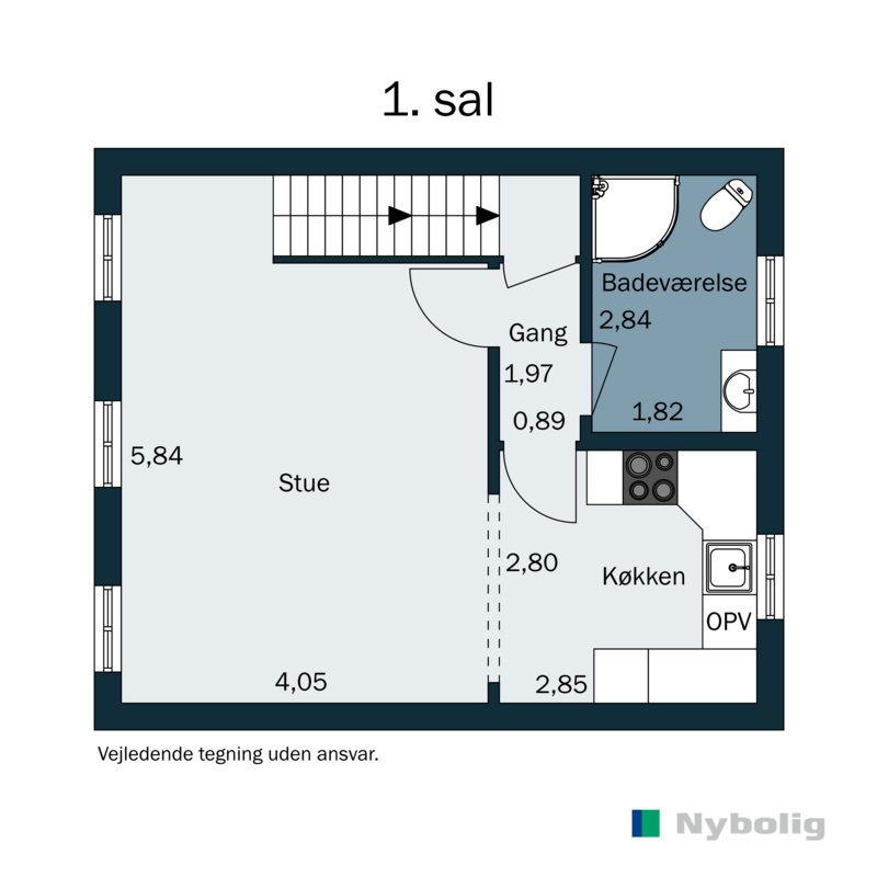 Plantegninger billede af Fælledvej 68, 8700 Horsens