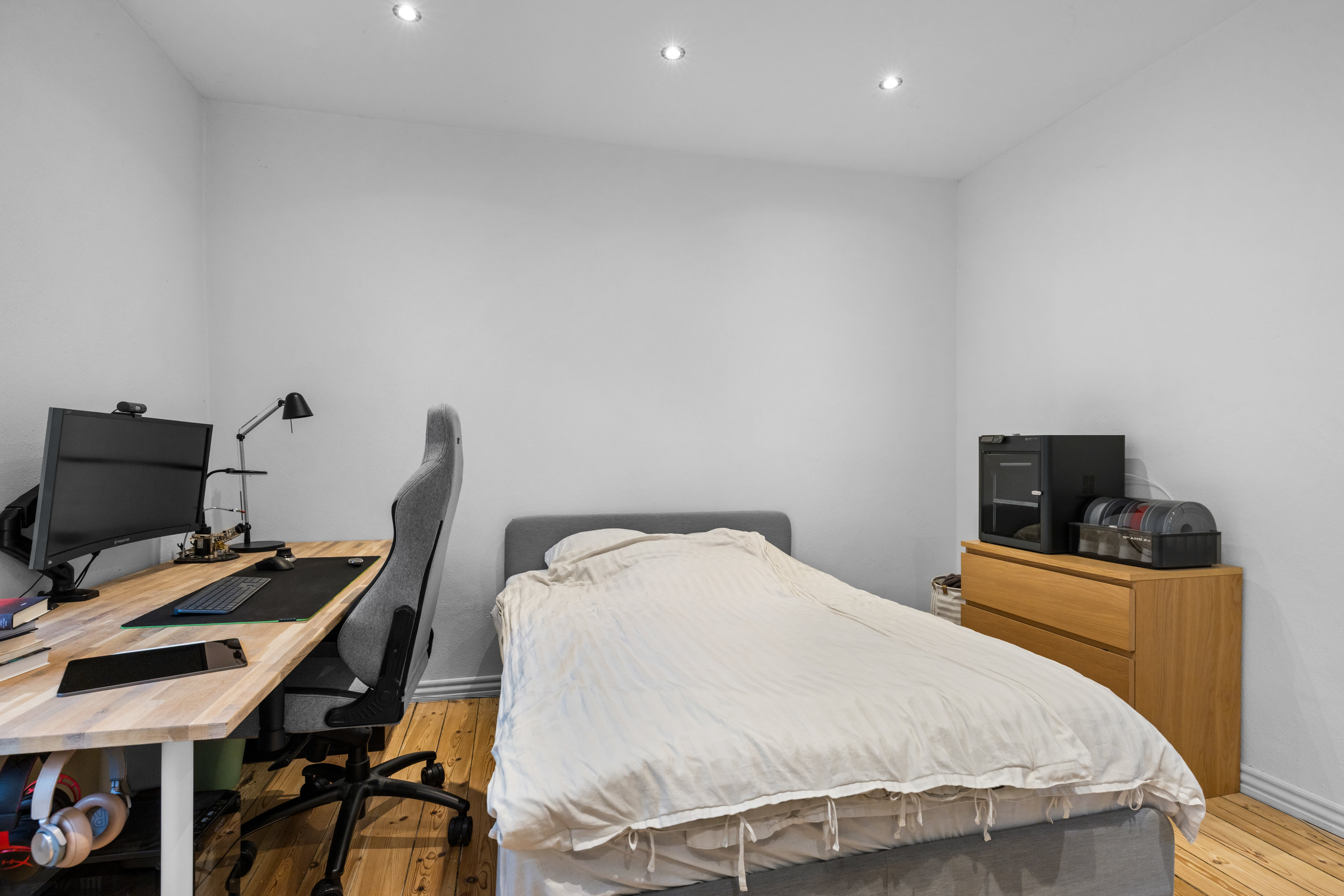 Fremhævet soveværelse billede i fuldskærmstilstand. Billede af Nørre Voldgade 100, 1. th., 7000 Fredericia