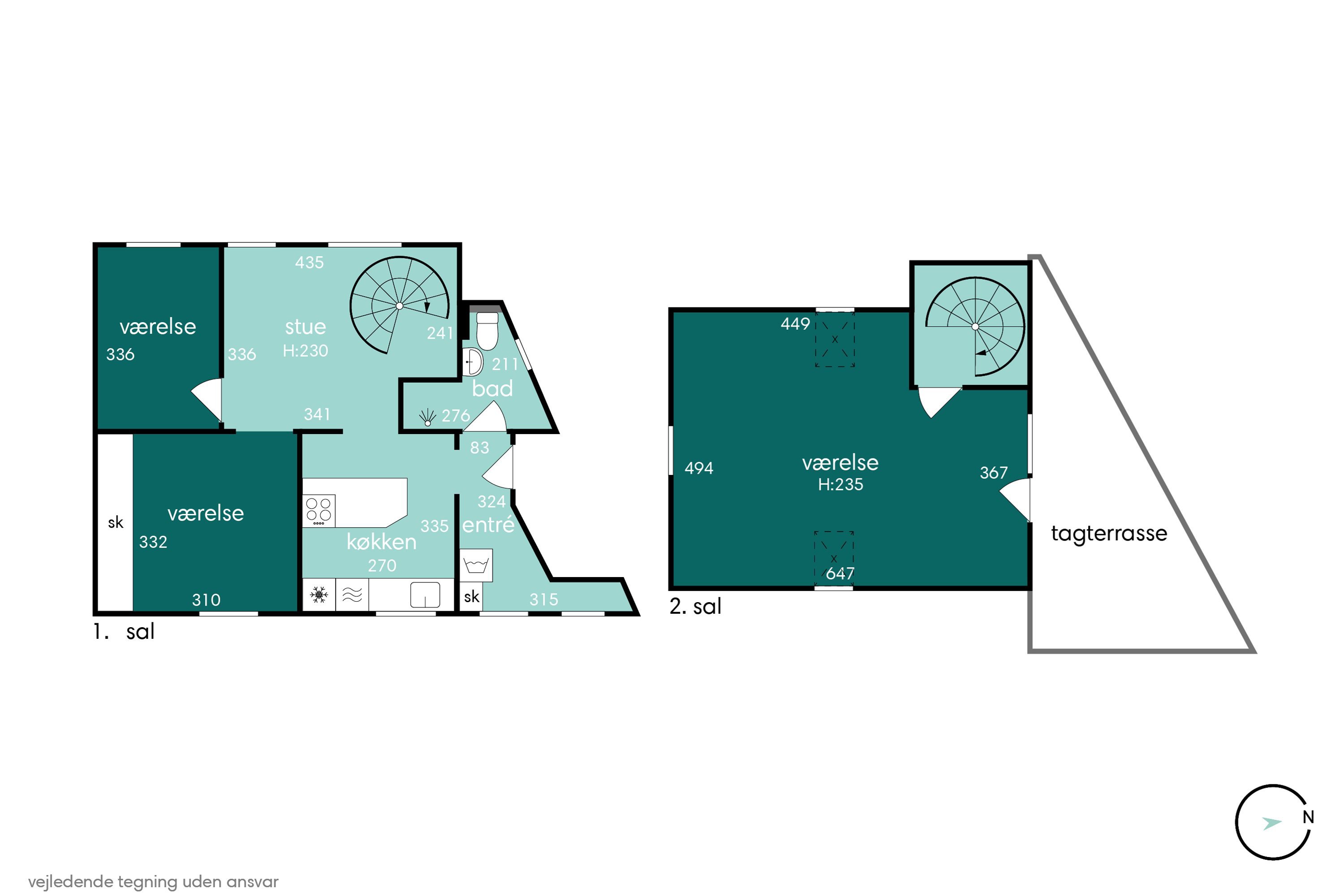 Plantegninger billede af Øster Alle 21, 1., 8900 Randers C