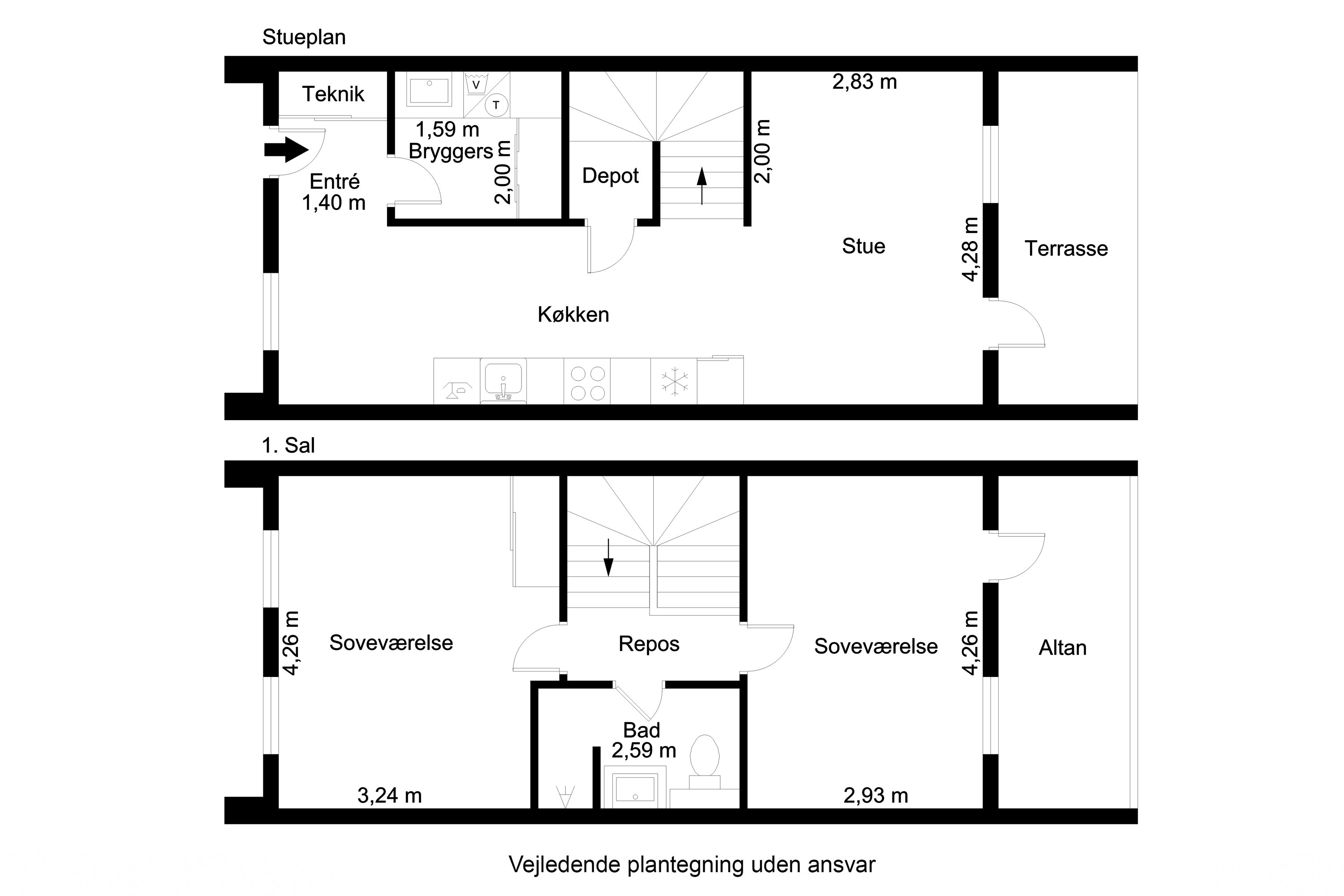 Plantegninger billede af Vandmynten 27, Dalum, 5250 Odense SV