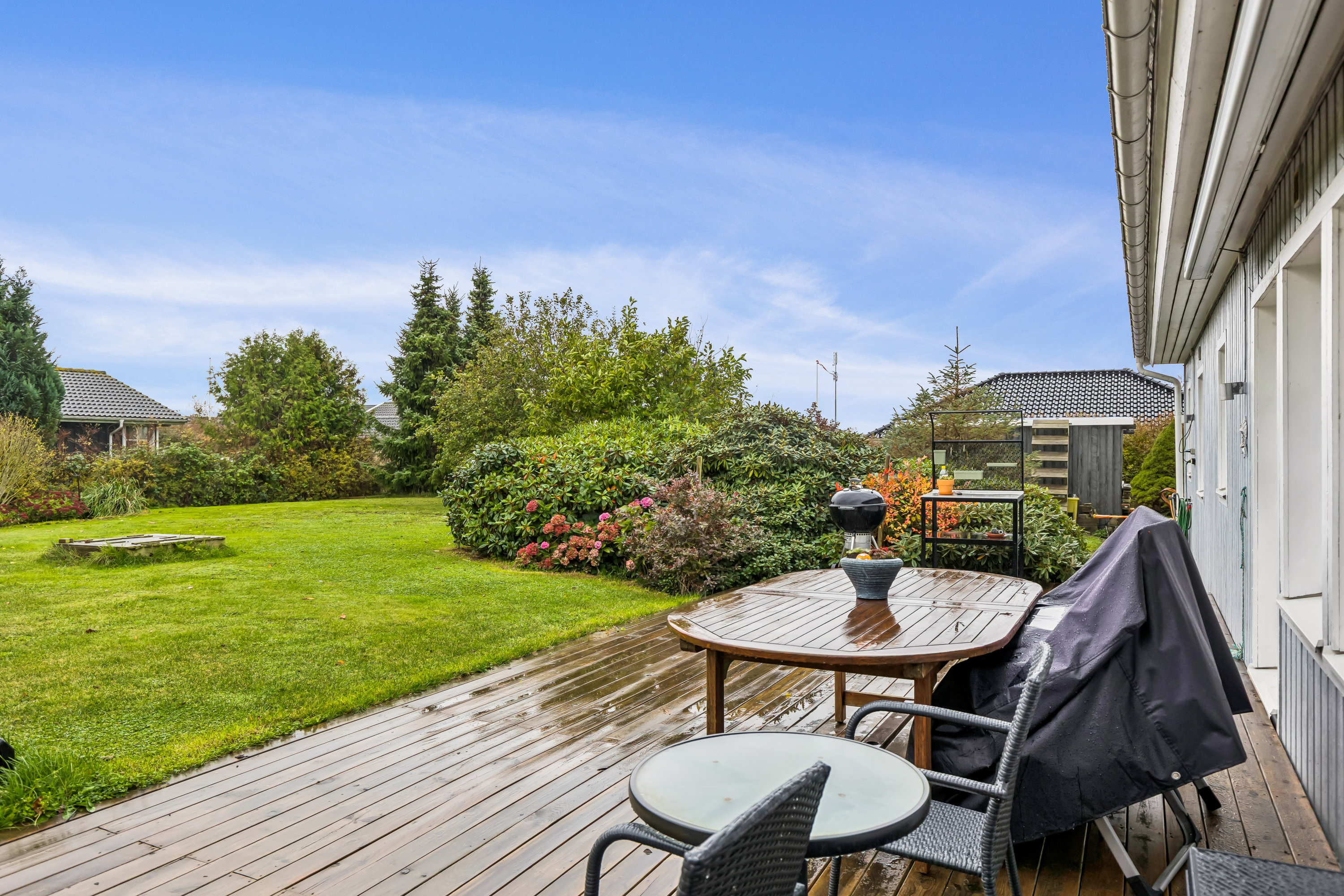 Fremhævet terrasse billede i fuldskærmstilstand. Billede af Havnsøgårdsvej 24, Havnsø, 4591 Føllenslev