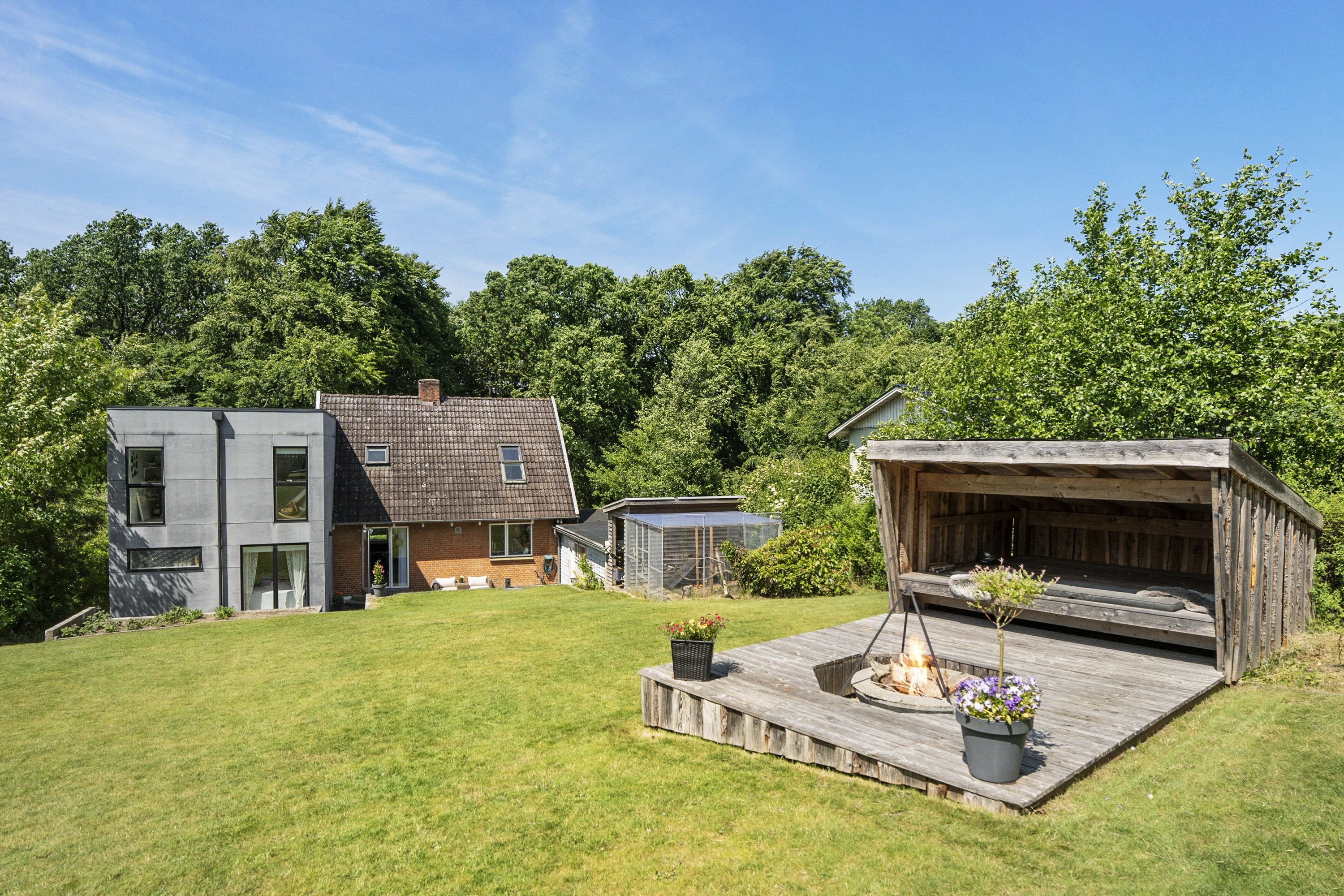 Fremhævet  billede i fuldskærmstilstand. Billede af Skovbrynet 14, 8763 Rask Mølle