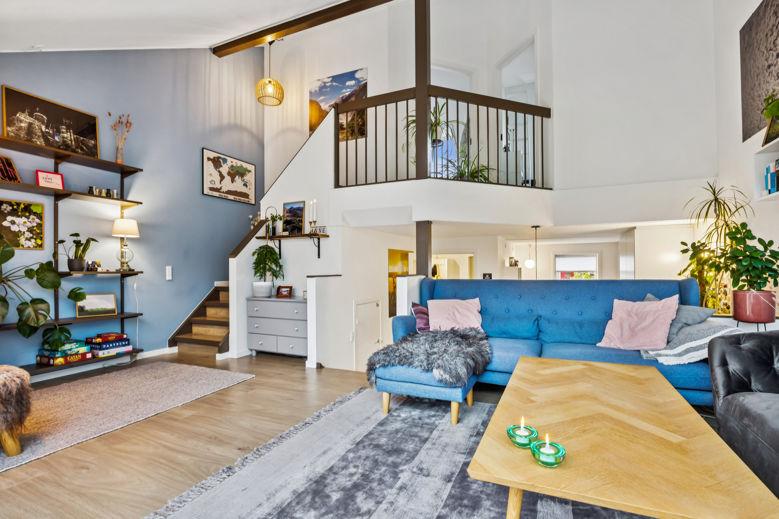 Fremhævet stue billede i fuldskærmstilstand. Billede af Ravndalen 7, 9310 Vodskov