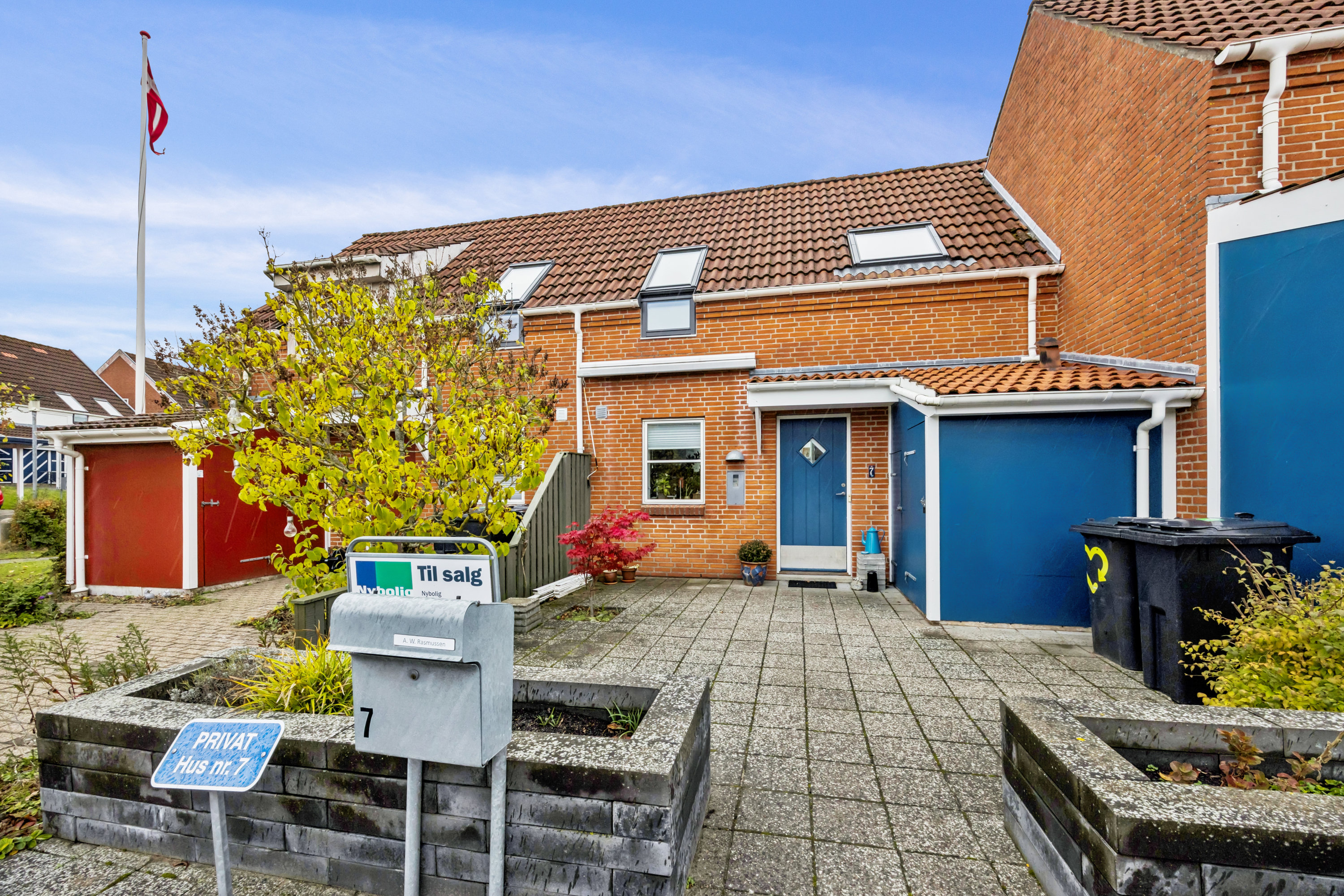 Fremhævet facade billede i fuldskærmstilstand. Billede af Ravndalen 7, 9310 Vodskov