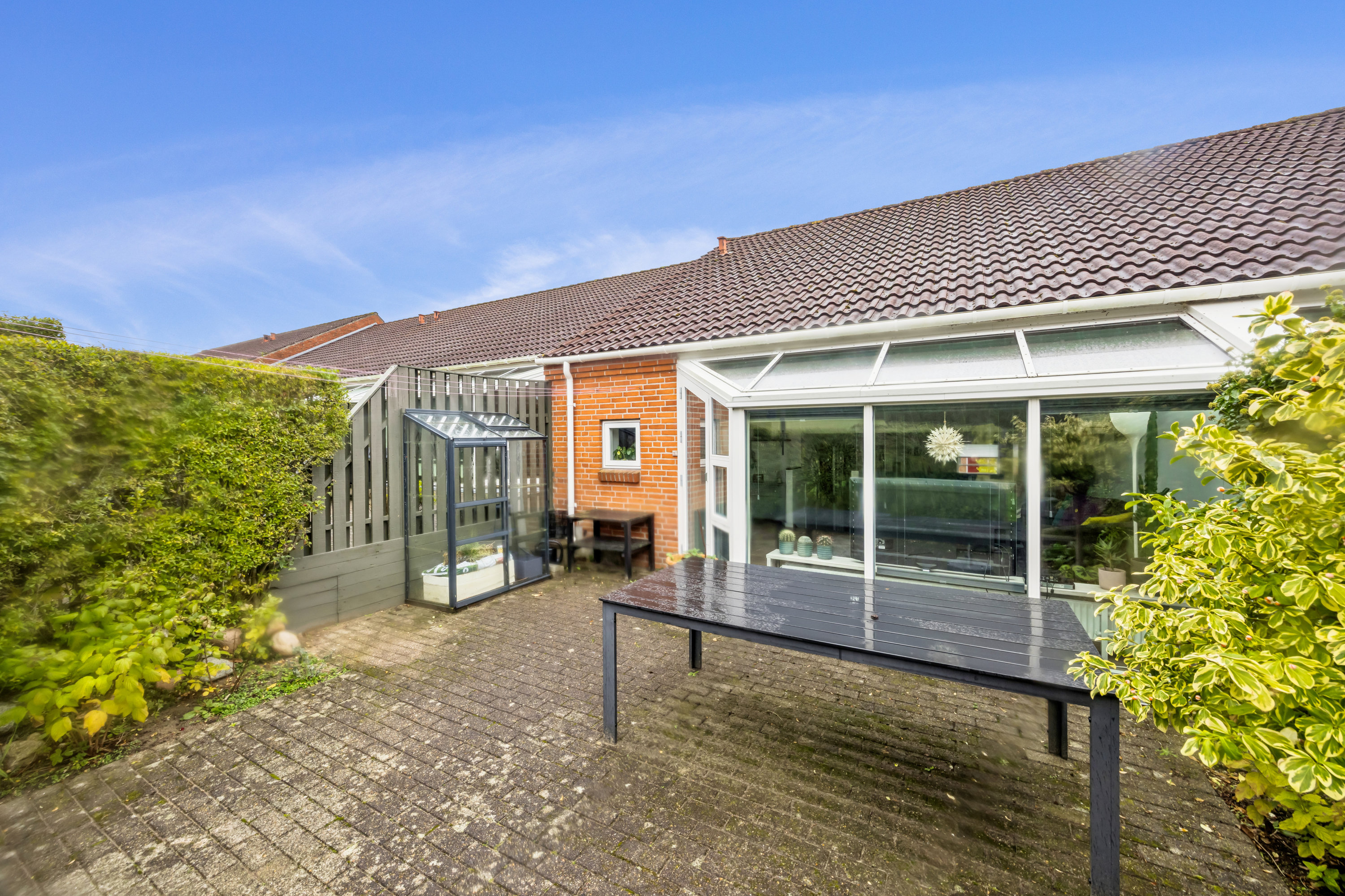 Fremhævet terrasse billede i fuldskærmstilstand. Billede af Ravndalen 7, 9310 Vodskov