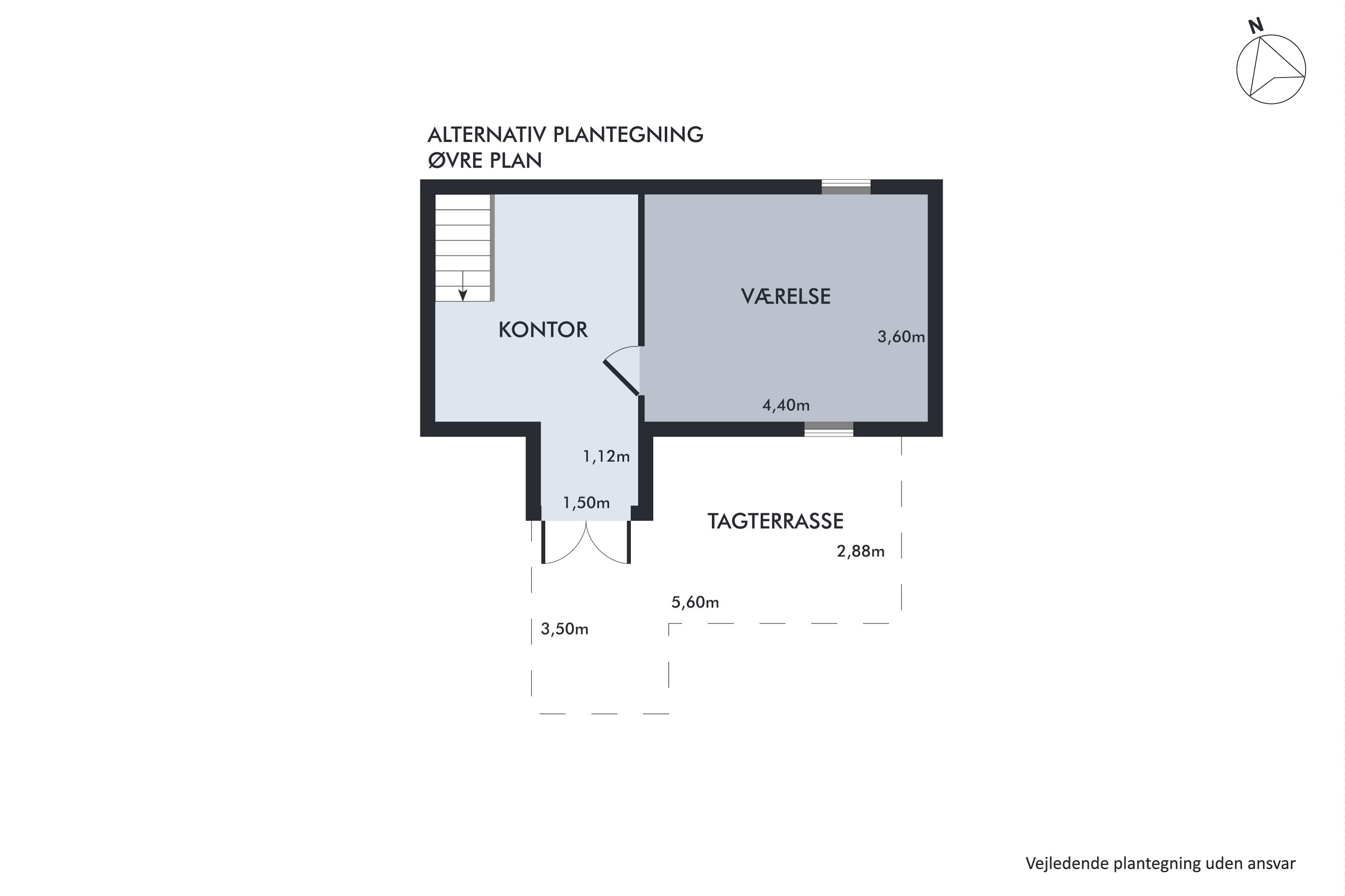 Plantegninger billede af Odinsgade 17, 5., 2200 København N
