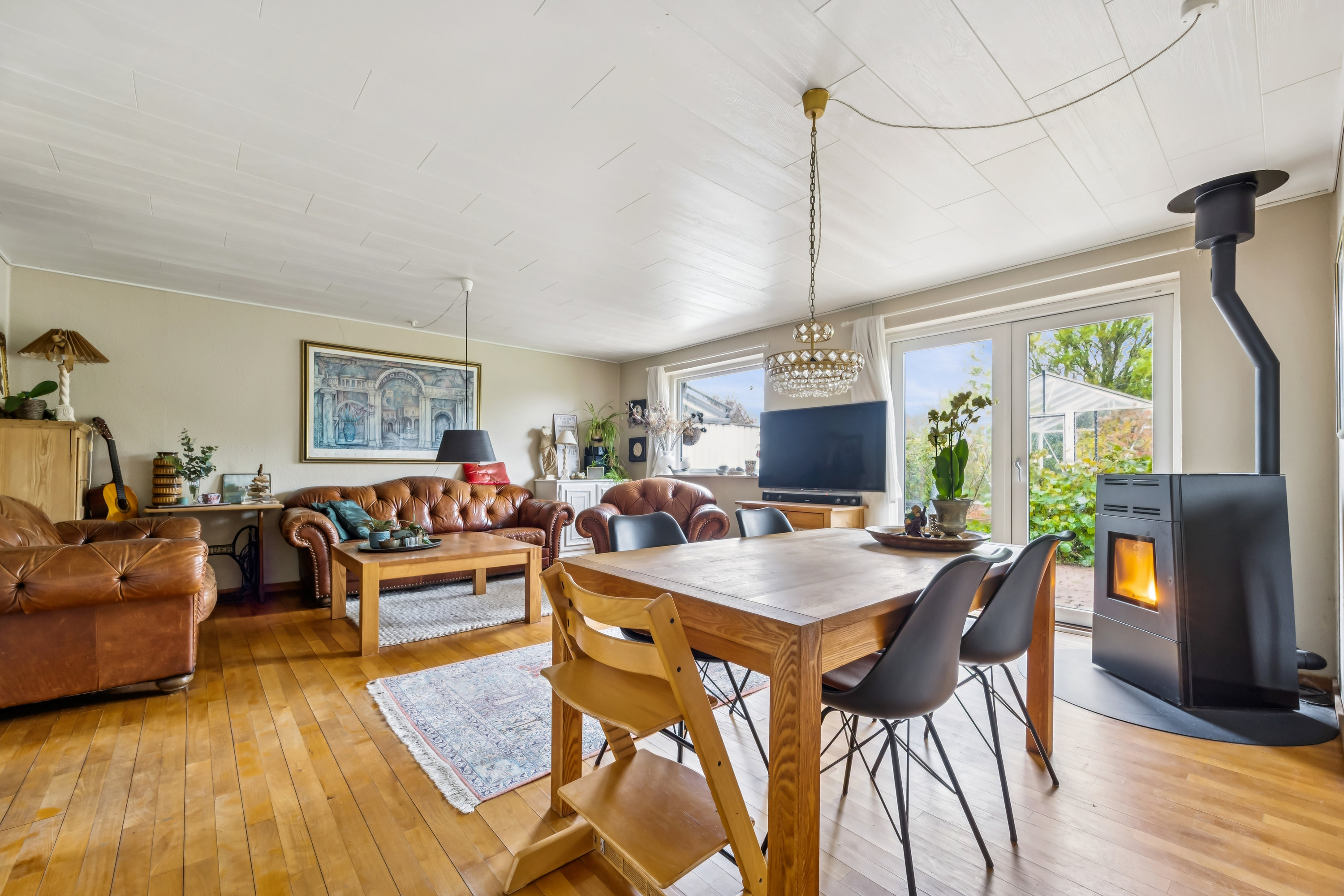 Fremhævet stue billede i fuldskærmstilstand. Billede af Fejøvej 5, 4652 Hårlev