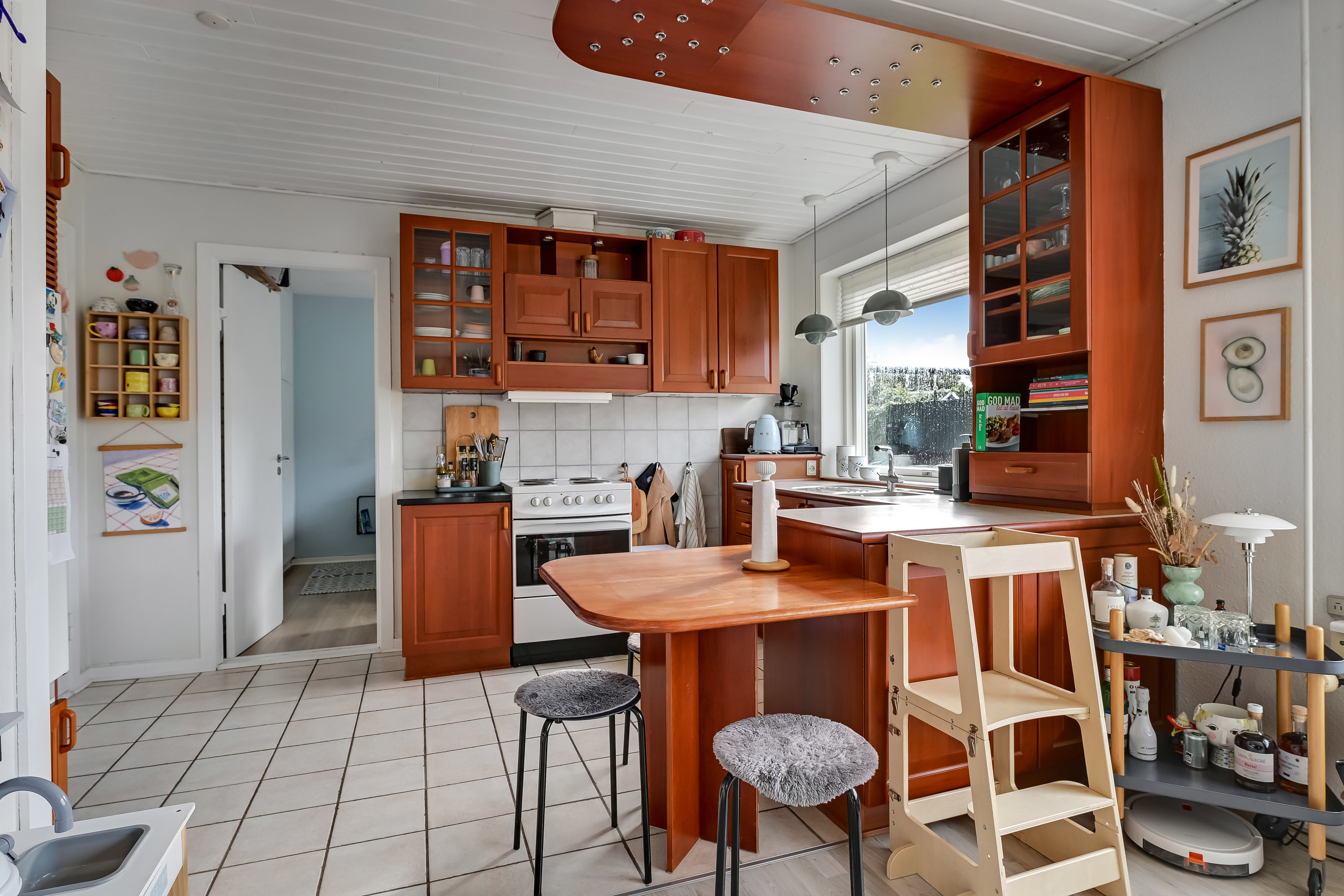 Fremhævet køkken billede i fuldskærmstilstand. Billede af Lupinvænget 24, 7200 Grindsted