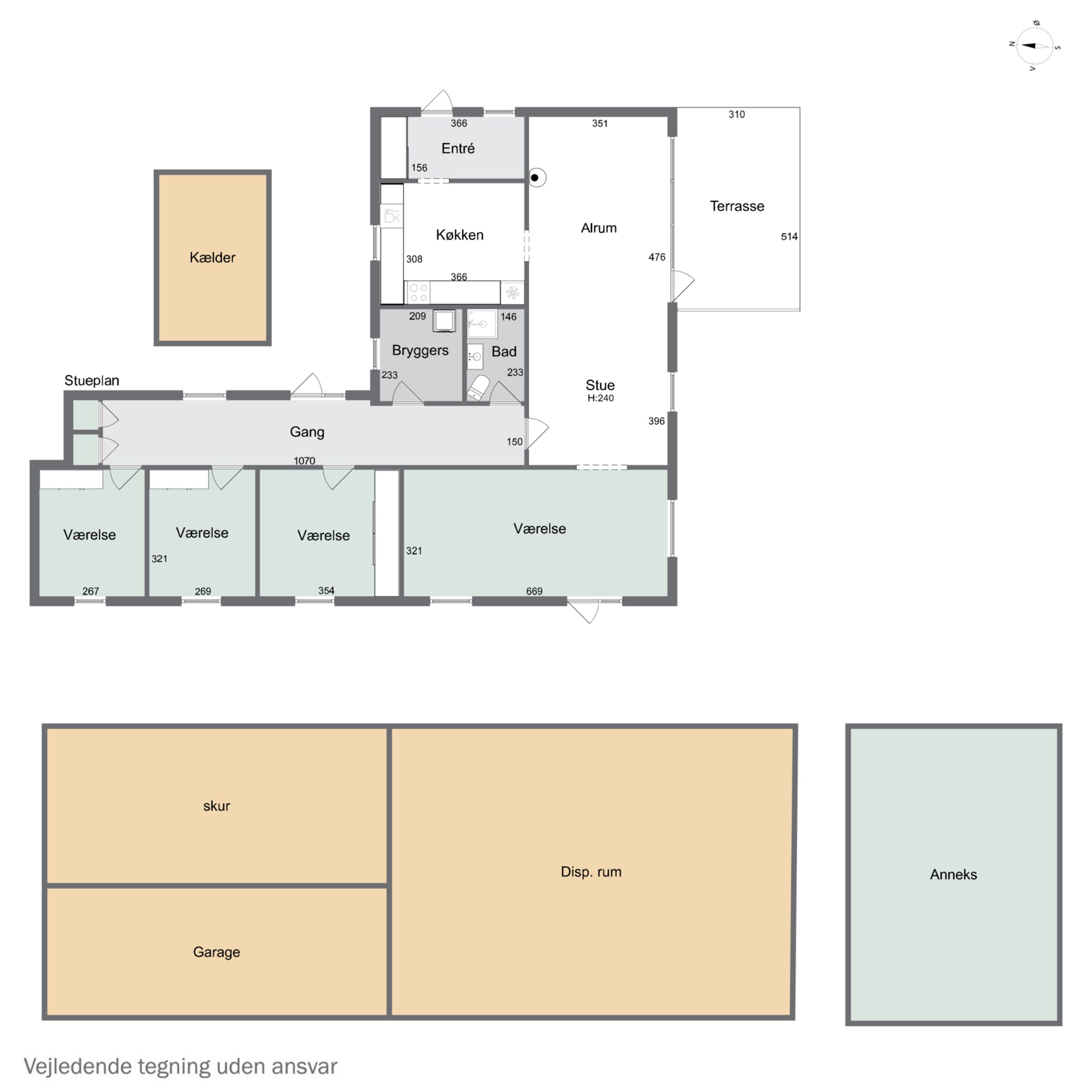 Plantegninger billede af Stensebyvejen 22, Bodilsker, 3730 Nexø