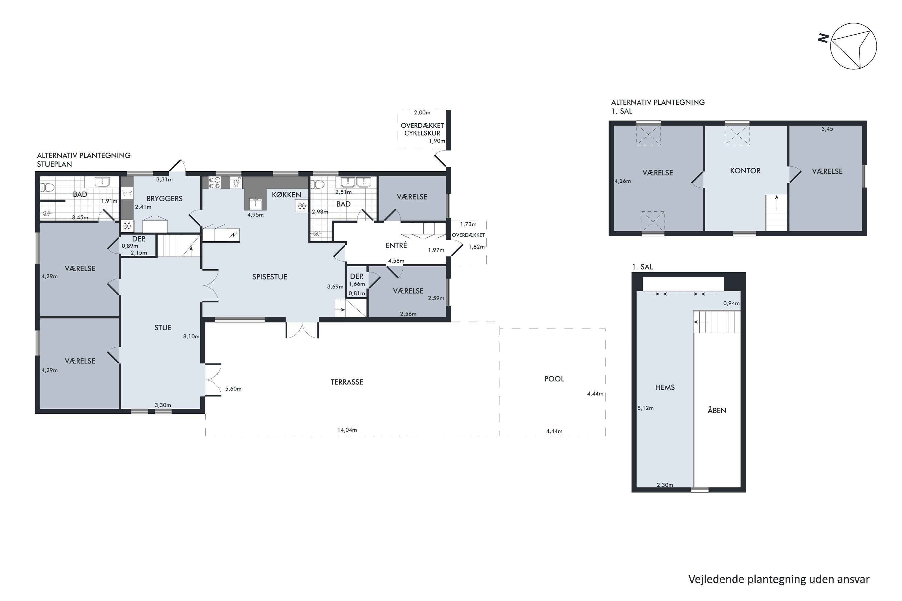 Plantegninger billede af Hyttebovej 10, 2660 Brøndby Strand
