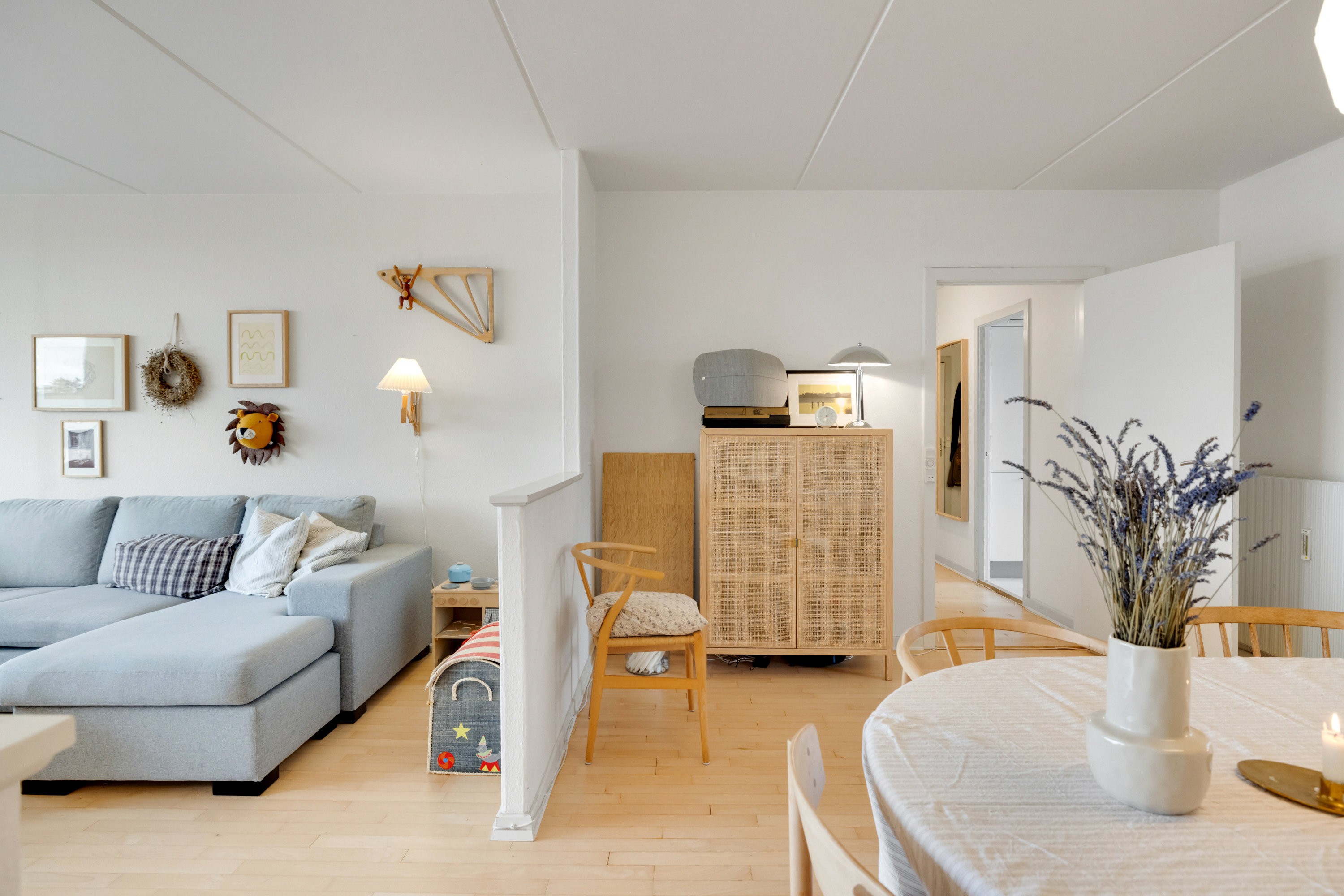 Fremhævet stue billede i fuldskærmstilstand. Billede af Grøfthøjparken 154, 3. 4., 8260 Viby J