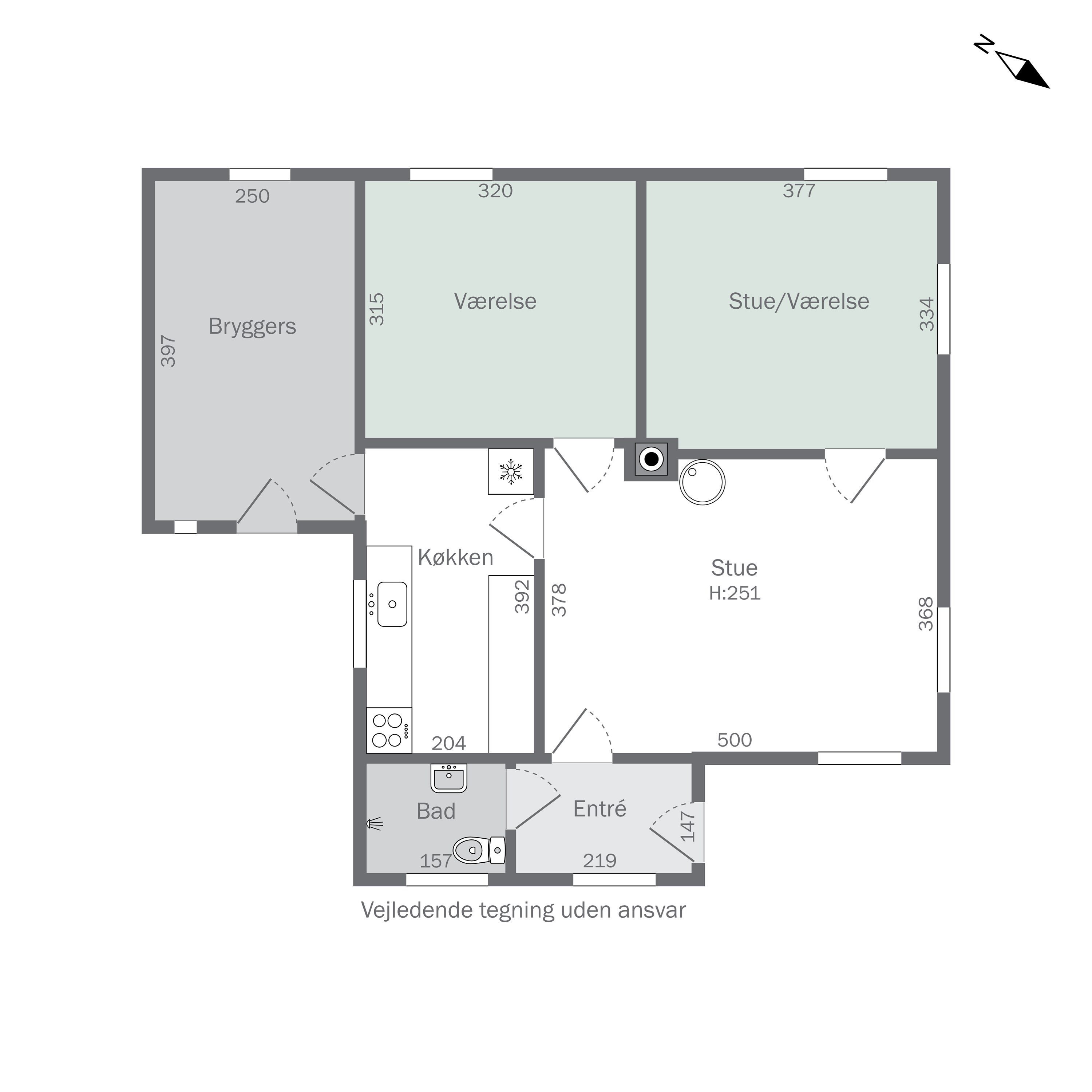 Plantegninger billede af Brostykkevej 68, 2650 Hvidovre