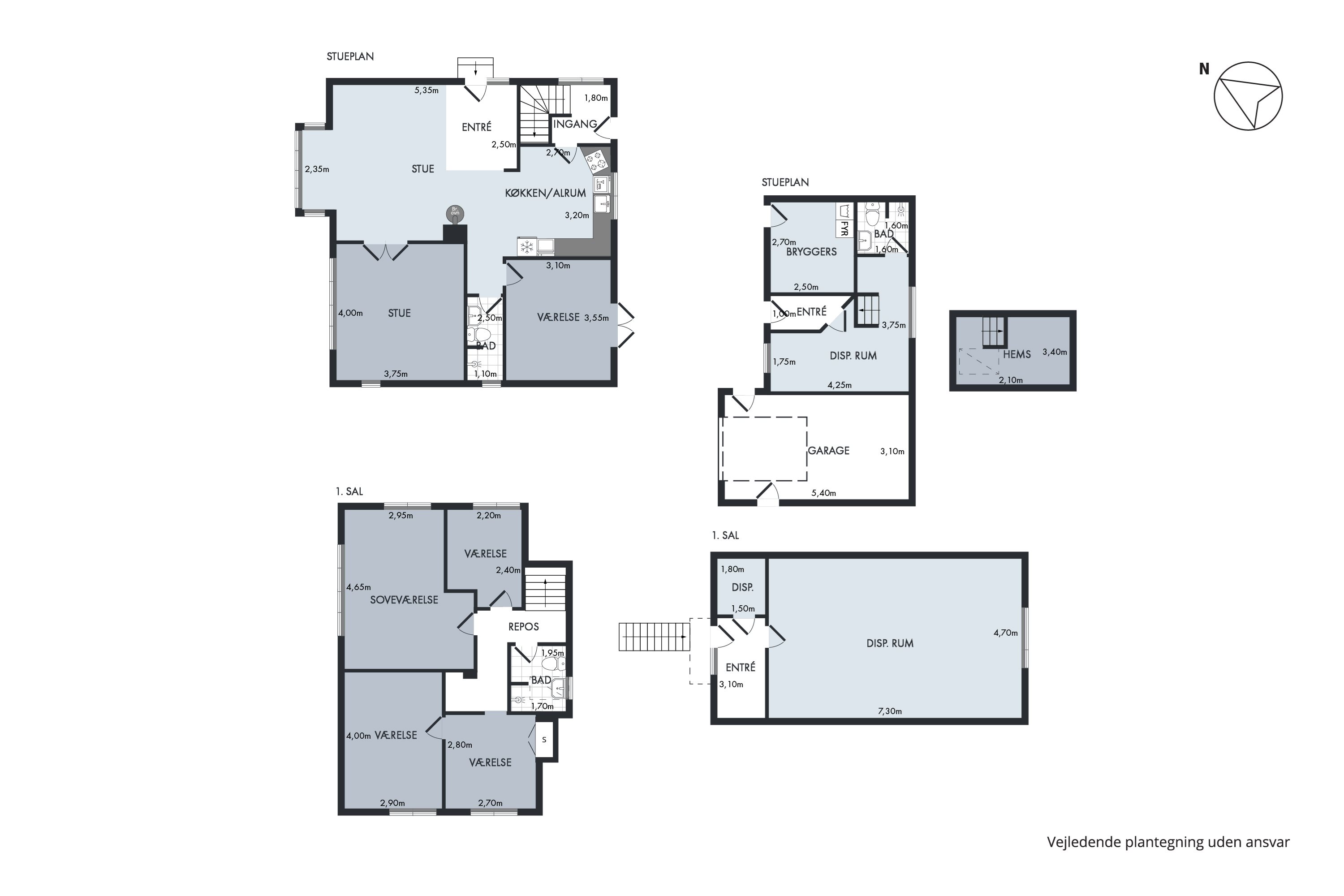Plantegninger billede af Vesterbygade 29, Blenstrup, 9520 Skørping