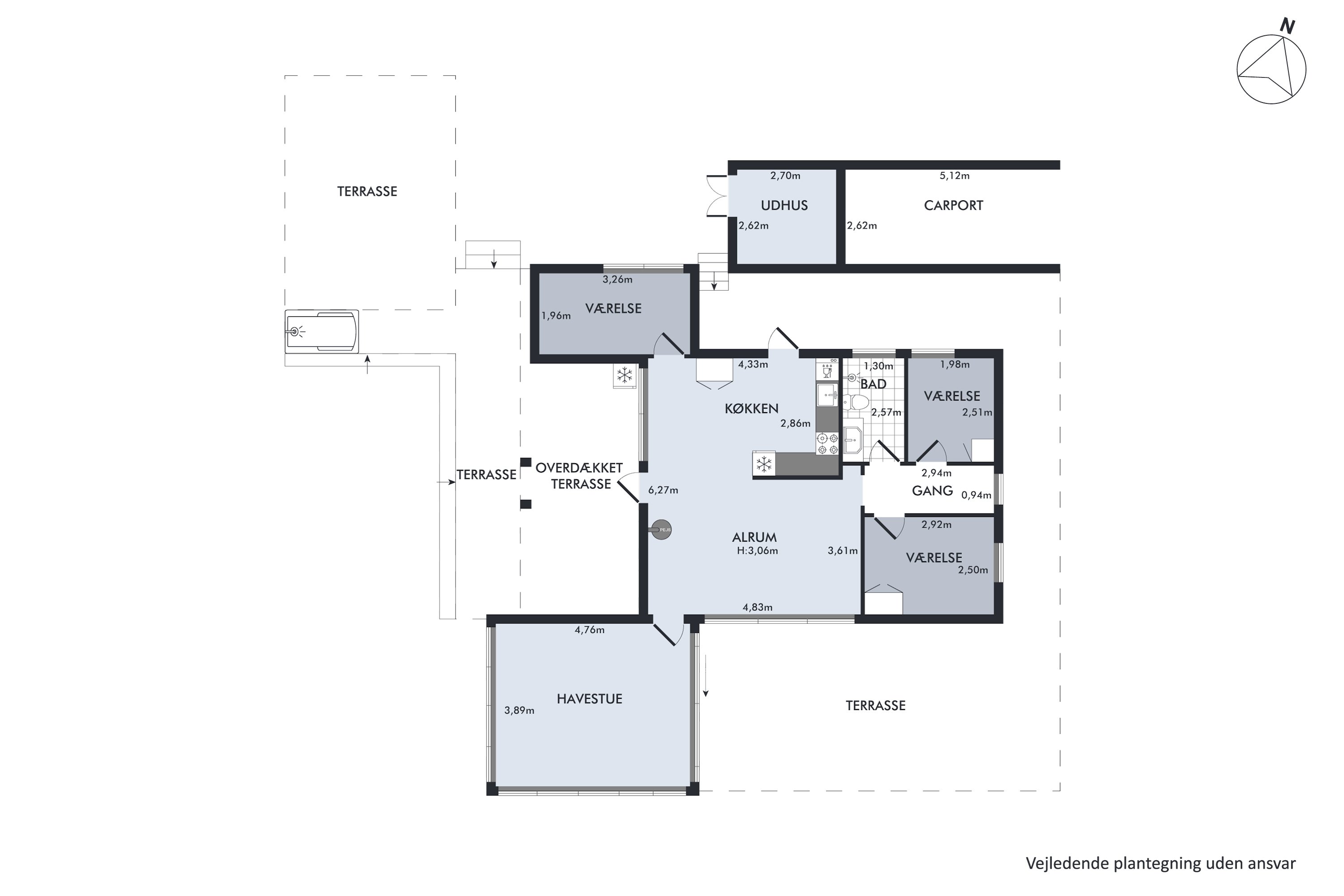 Plantegninger billede af Fuldriggerstien 8, Dråby, 8400 Ebeltoft