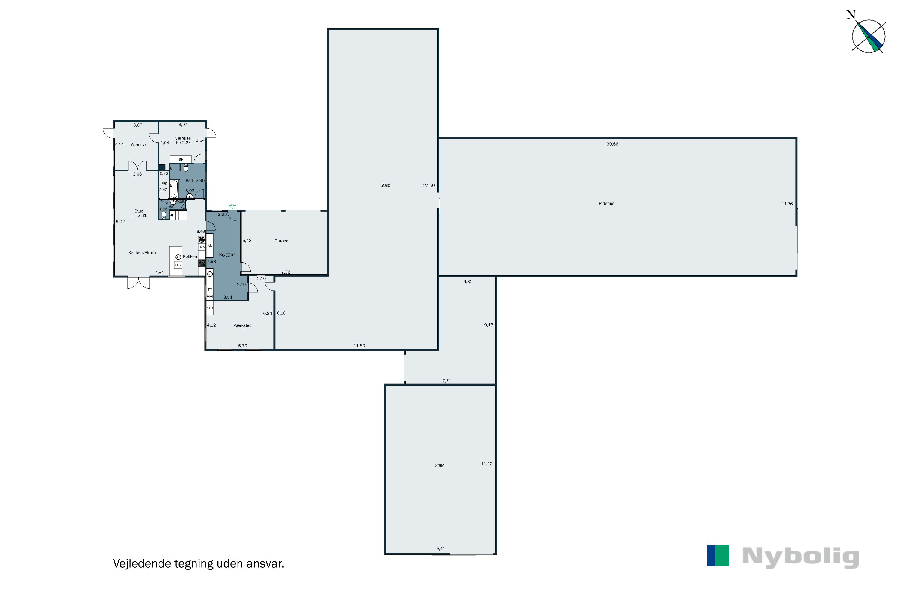 Plantegninger billede af Debelvej 120, 6855 Outrup