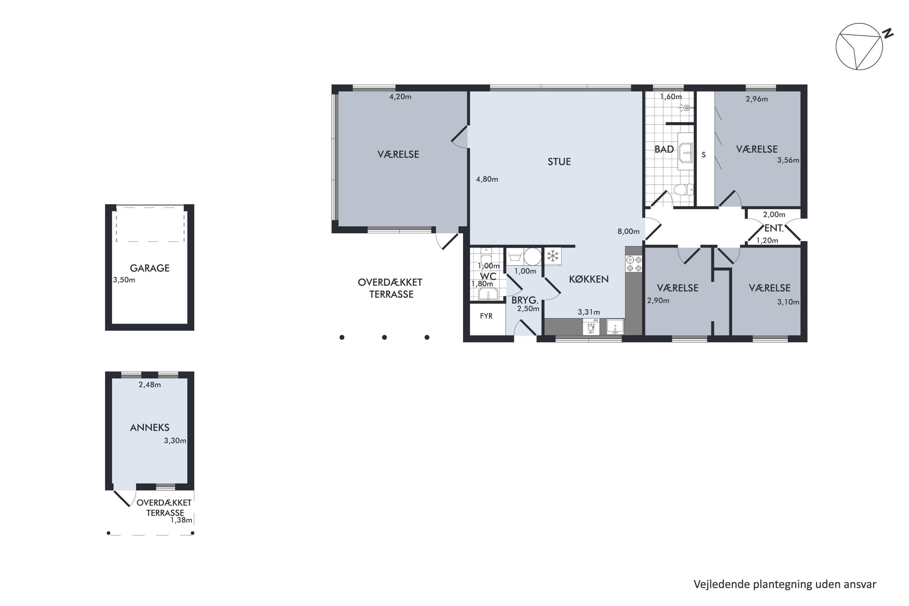 Plantegninger billede af Vøggsvej 6, 3080 Tikøb