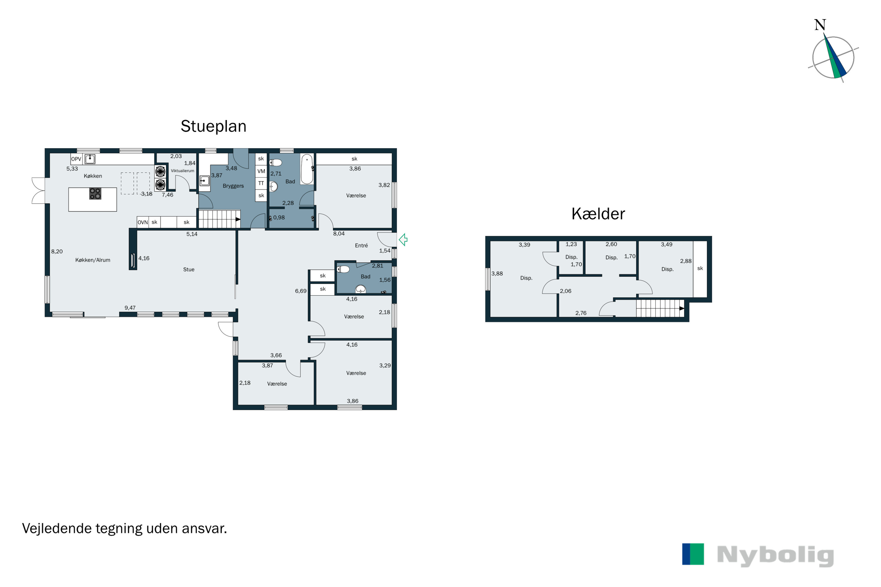 Plantegninger billede af Rosenvænget 45, 6800 Varde