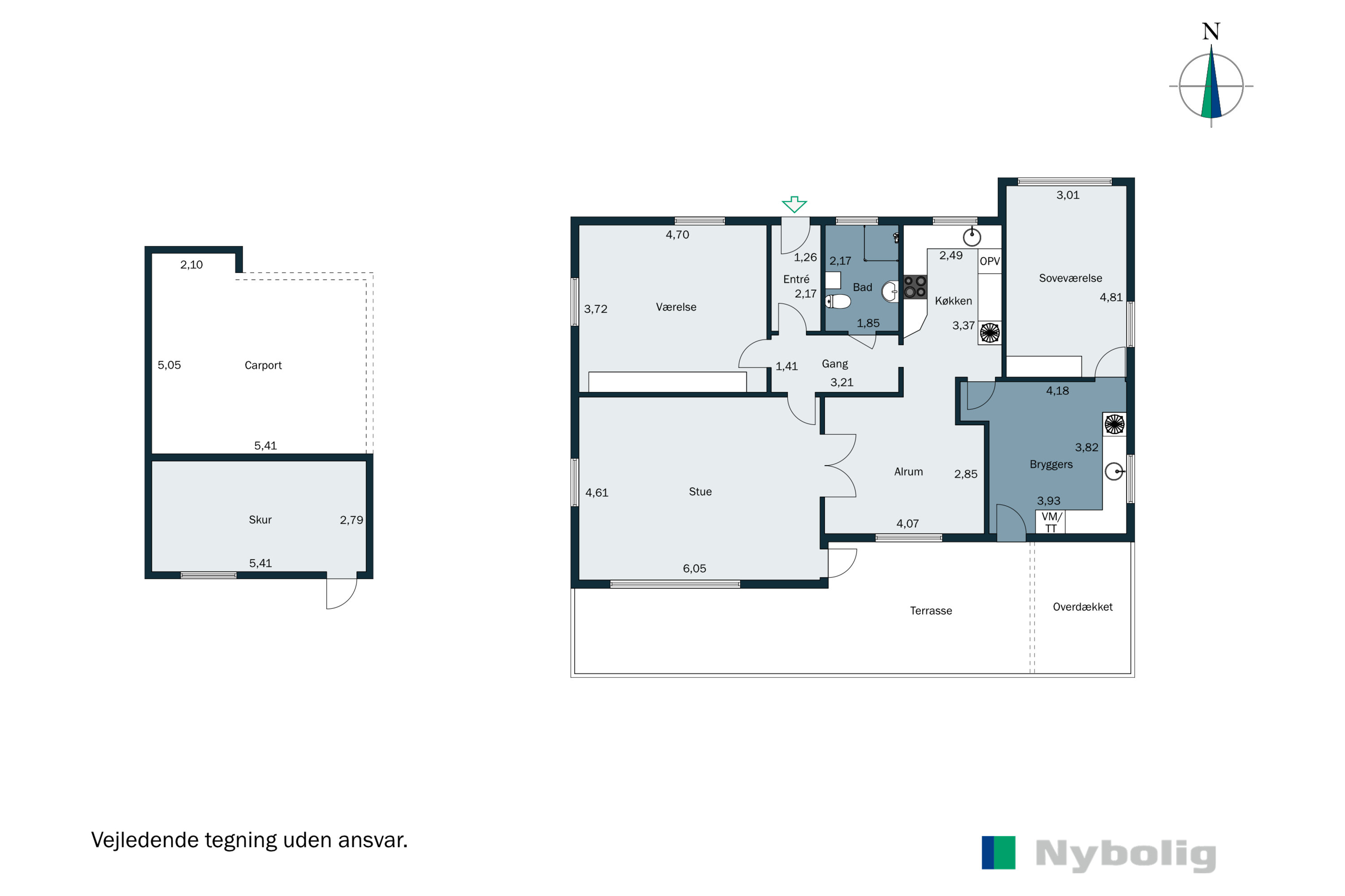 Plantegninger billede af Enghavevej 12, 6800 Varde