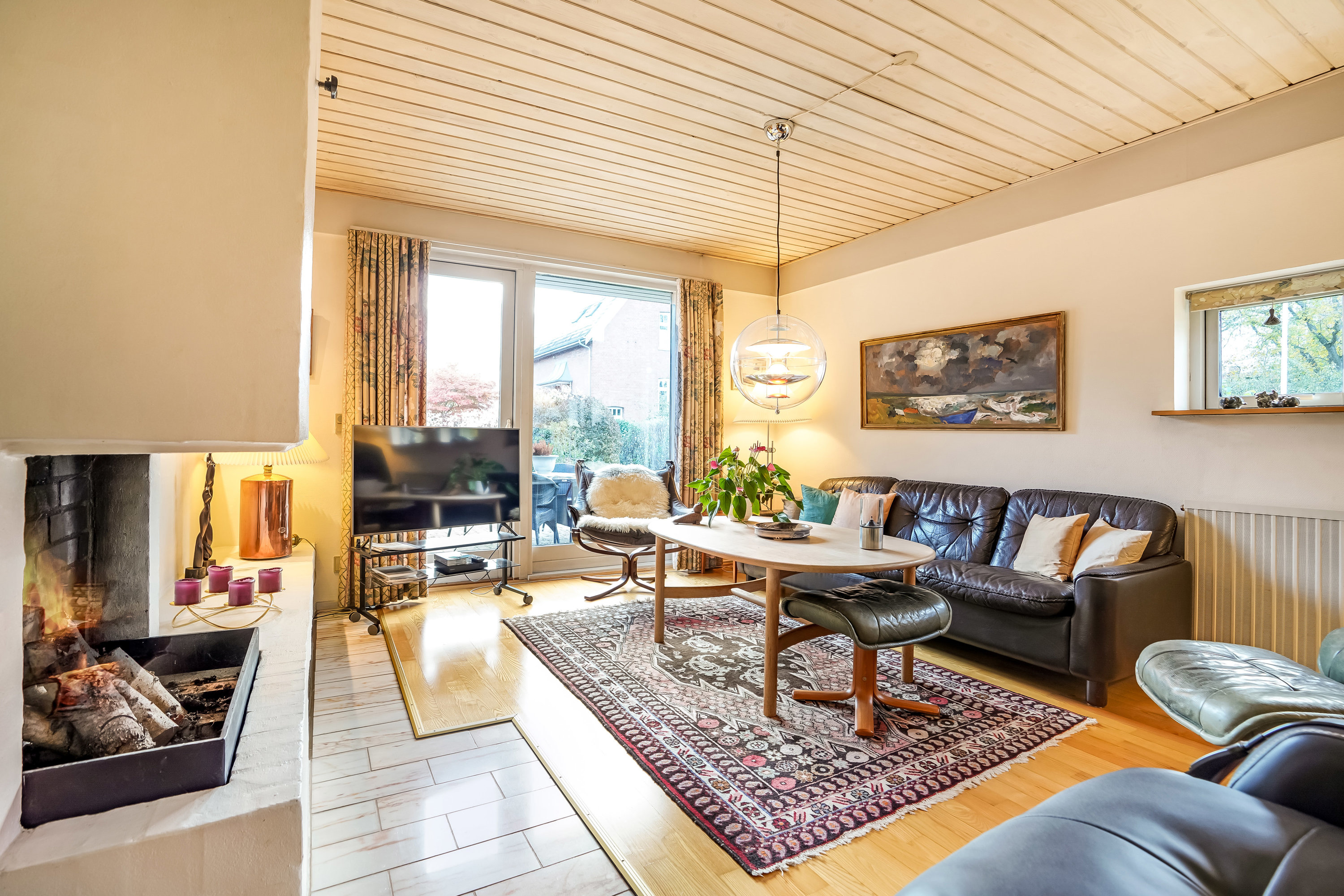 Fremhævet stue billede i fuldskærmstilstand. Billede af Finsens Allé 3, 5230 Odense M