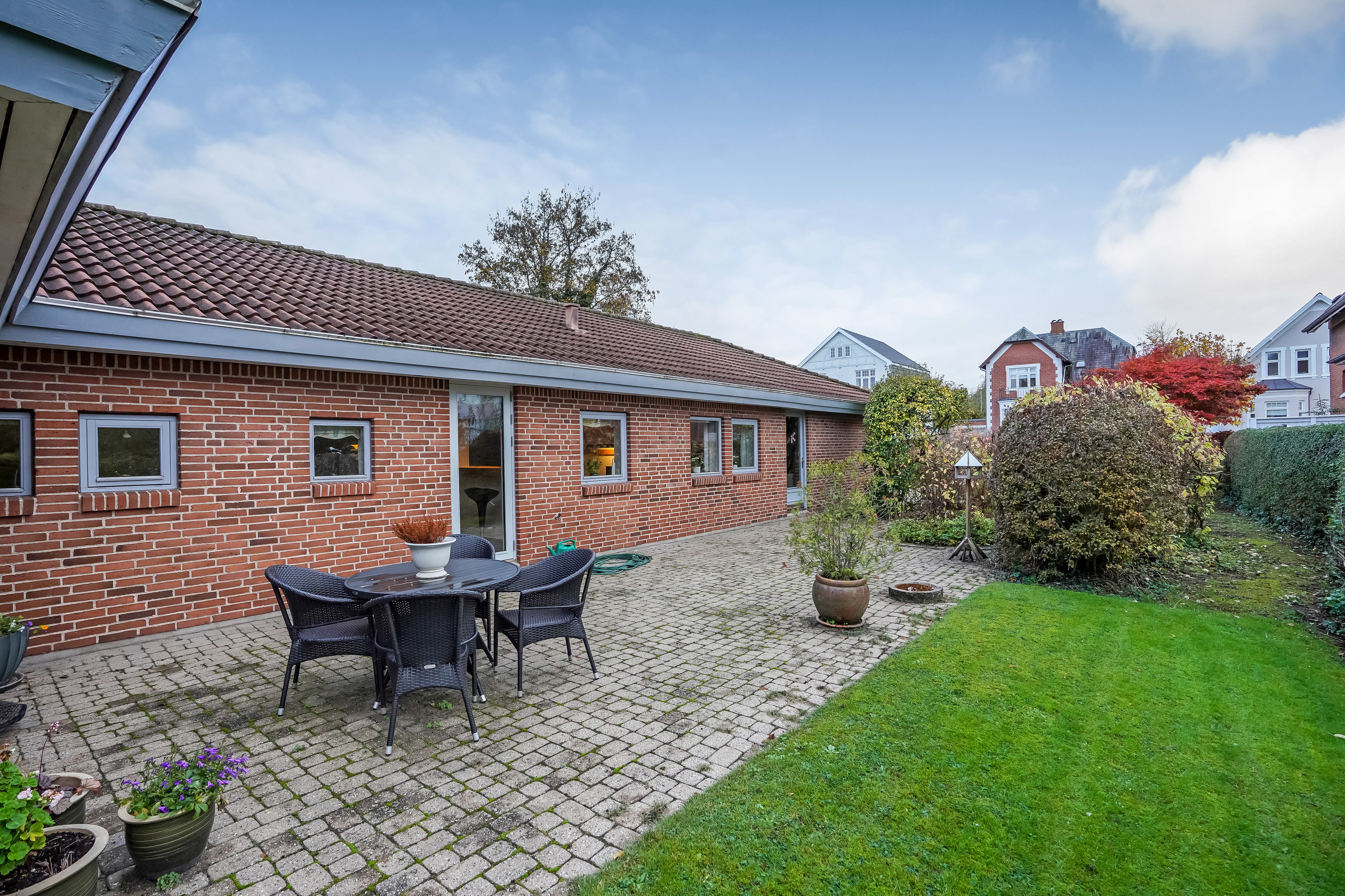 Fremhævet terrasse billede i fuldskærmstilstand. Billede af Finsens Allé 3, 5230 Odense M