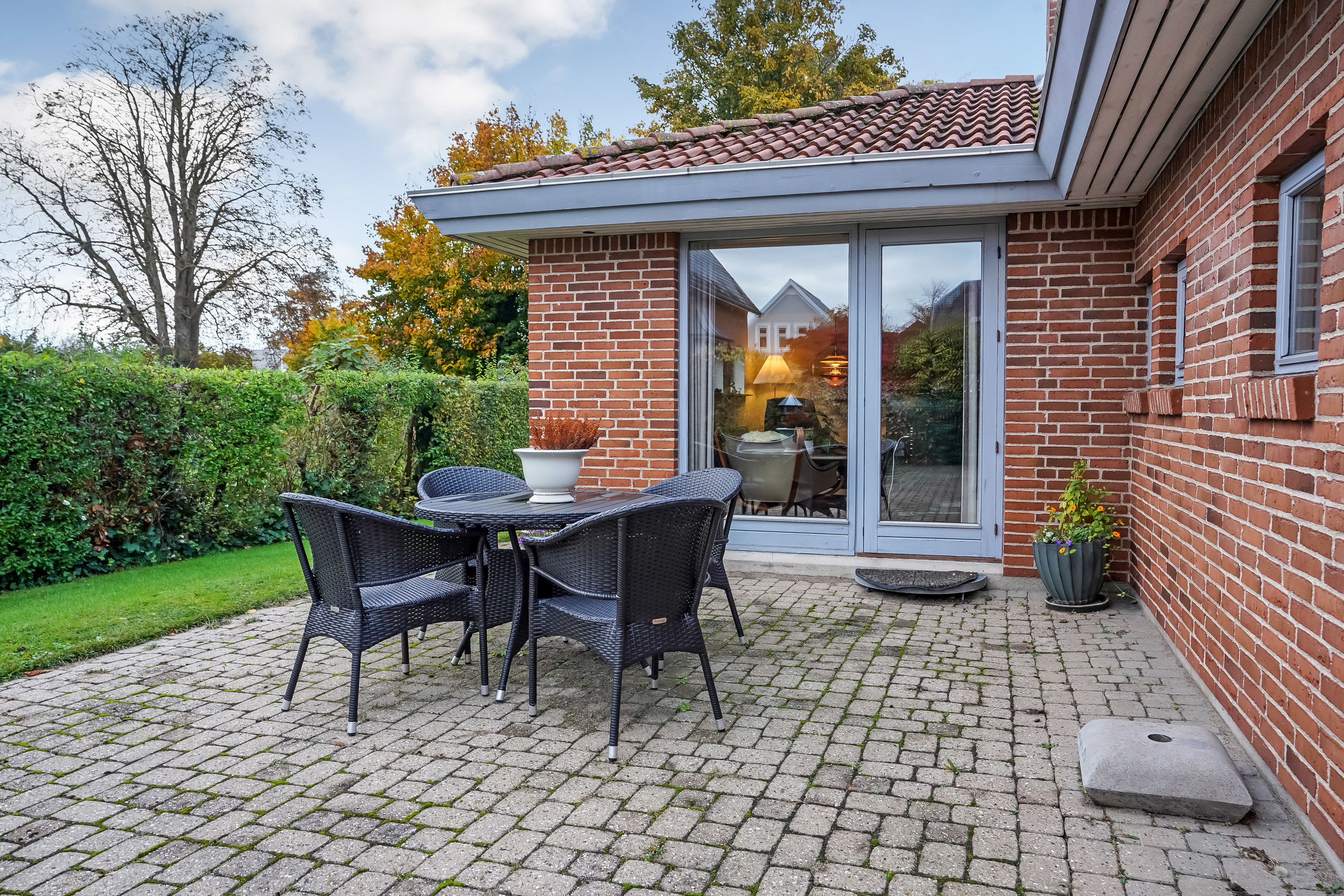 Fremhævet terrasse billede i fuldskærmstilstand. Billede af Finsens Allé 3, 5230 Odense M