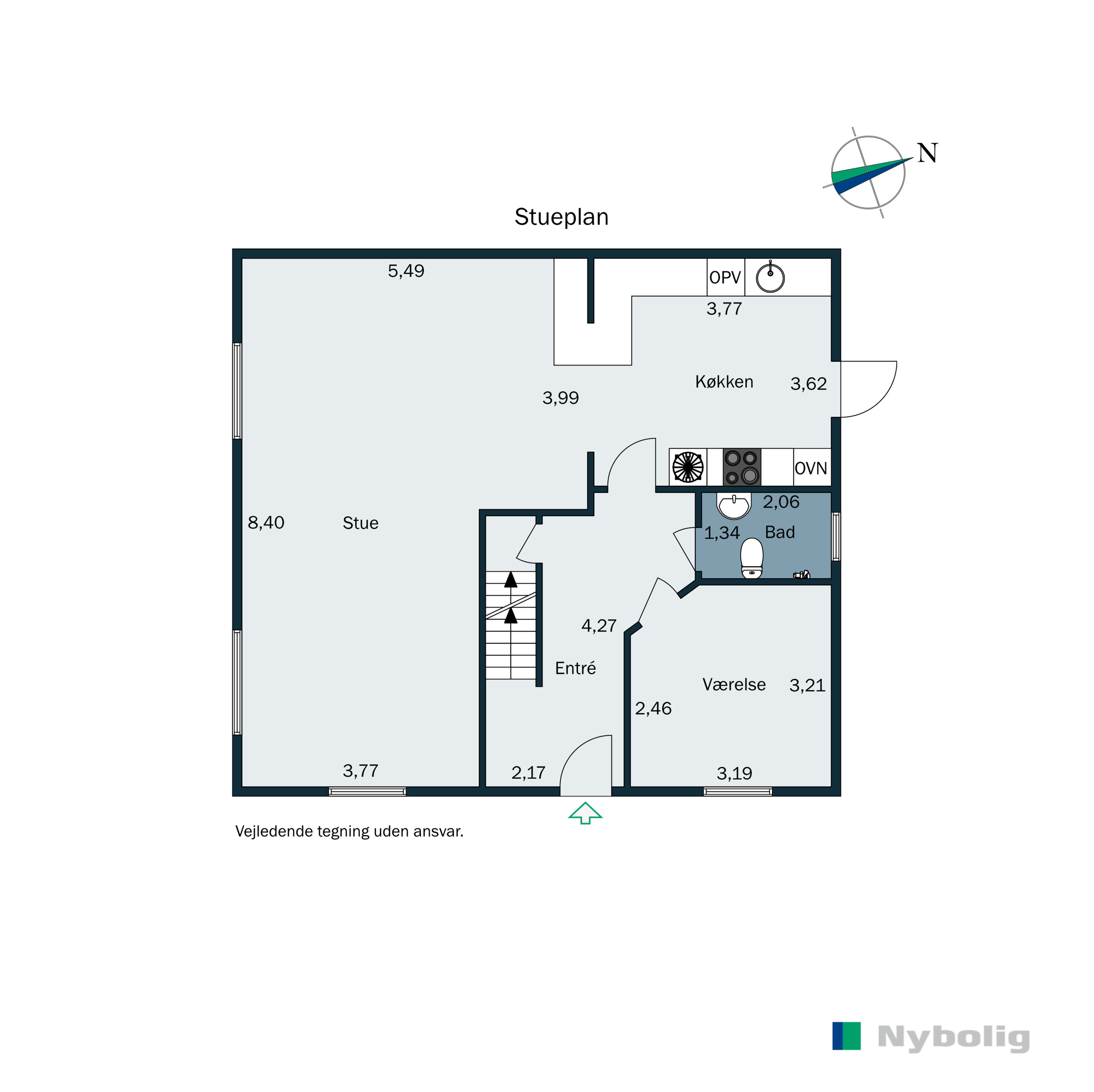 Plantegninger billede af Gunderupvej 10, Horne, 6800 Varde