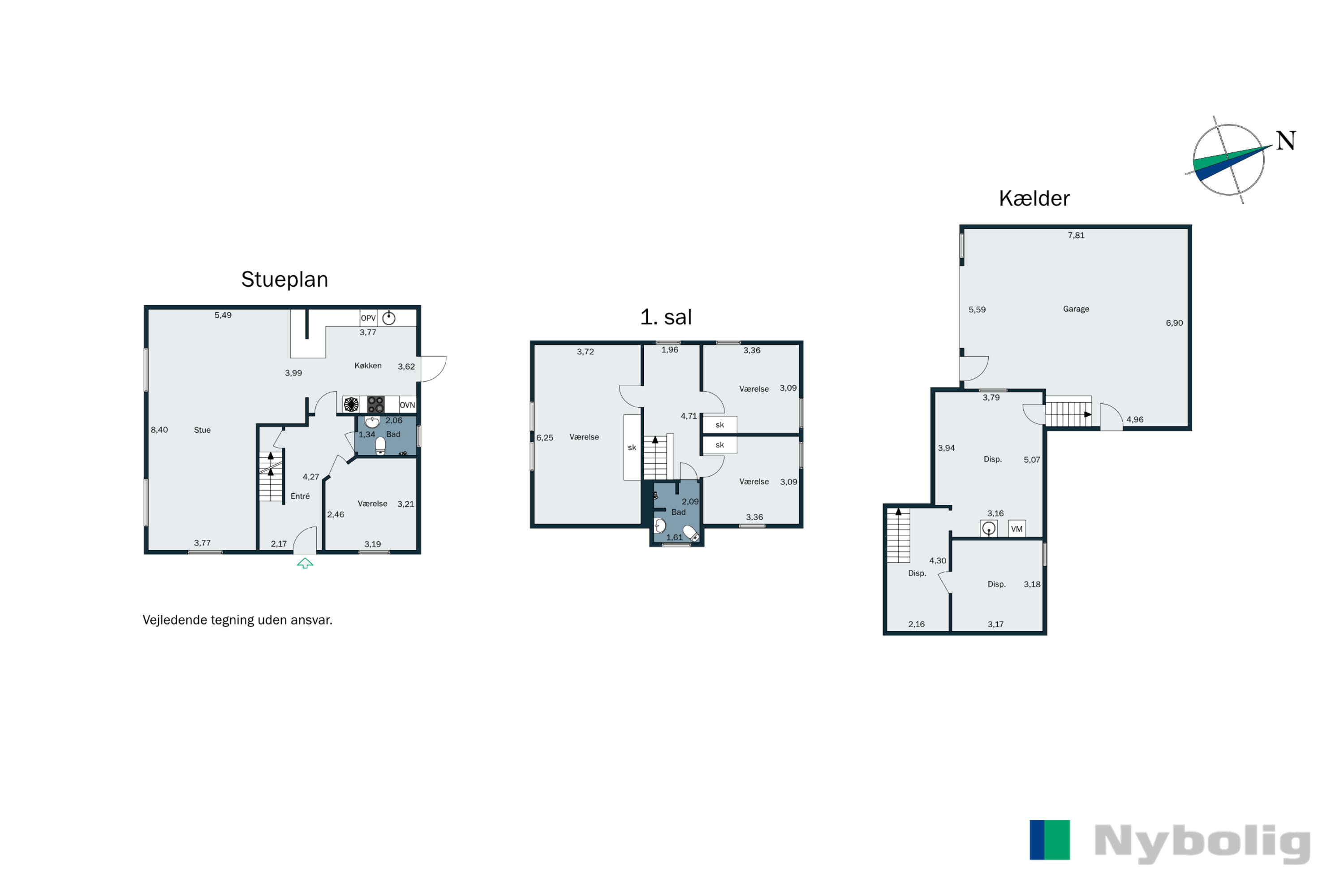 Plantegninger billede af Gunderupvej 10, Horne, 6800 Varde