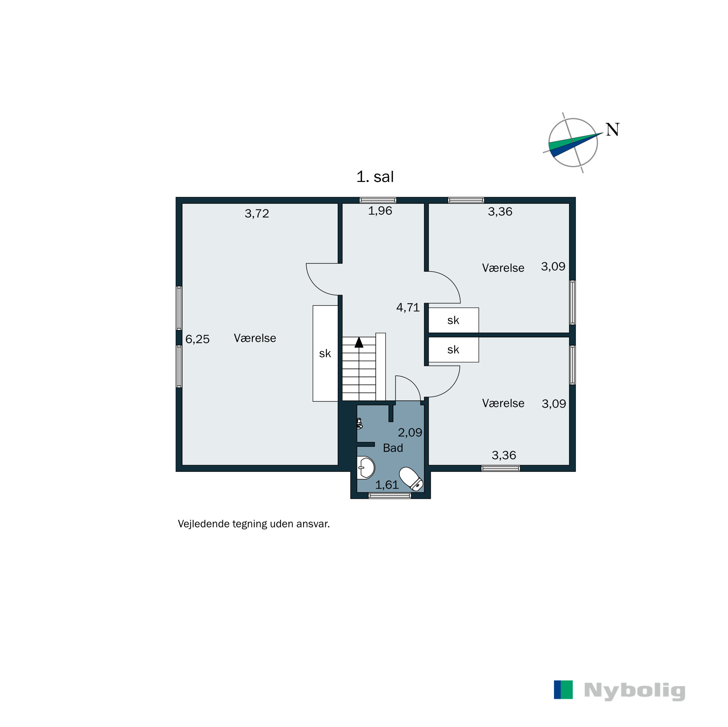 Plantegninger billede af Gunderupvej 10, Horne, 6800 Varde
