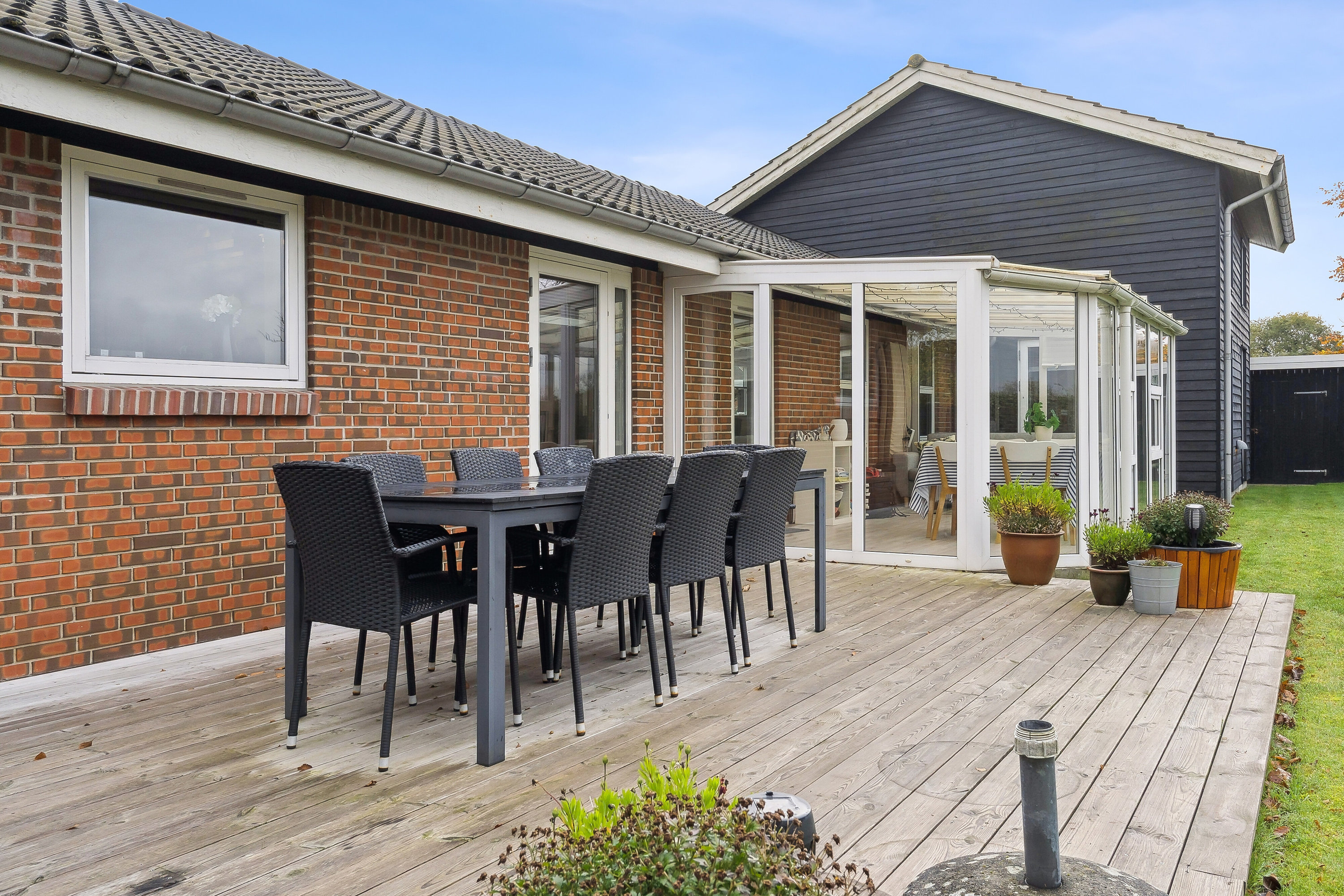 Fremhævet terrasse billede i fuldskærmstilstand. Billede af Skælrodvej 10, 9800 Hjørring