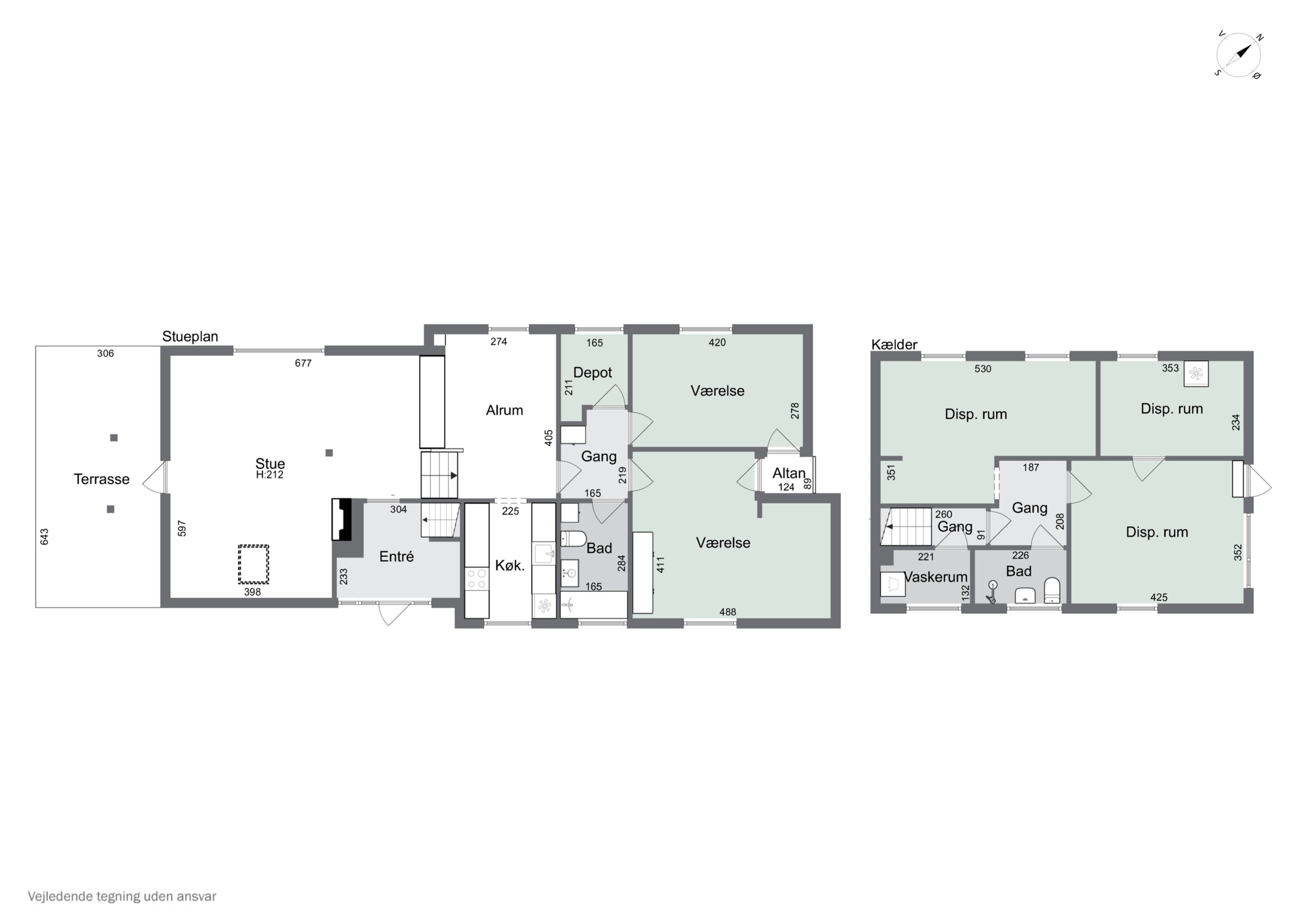 Plantegninger billede af Strandbakken 128, 4400 Kalundborg