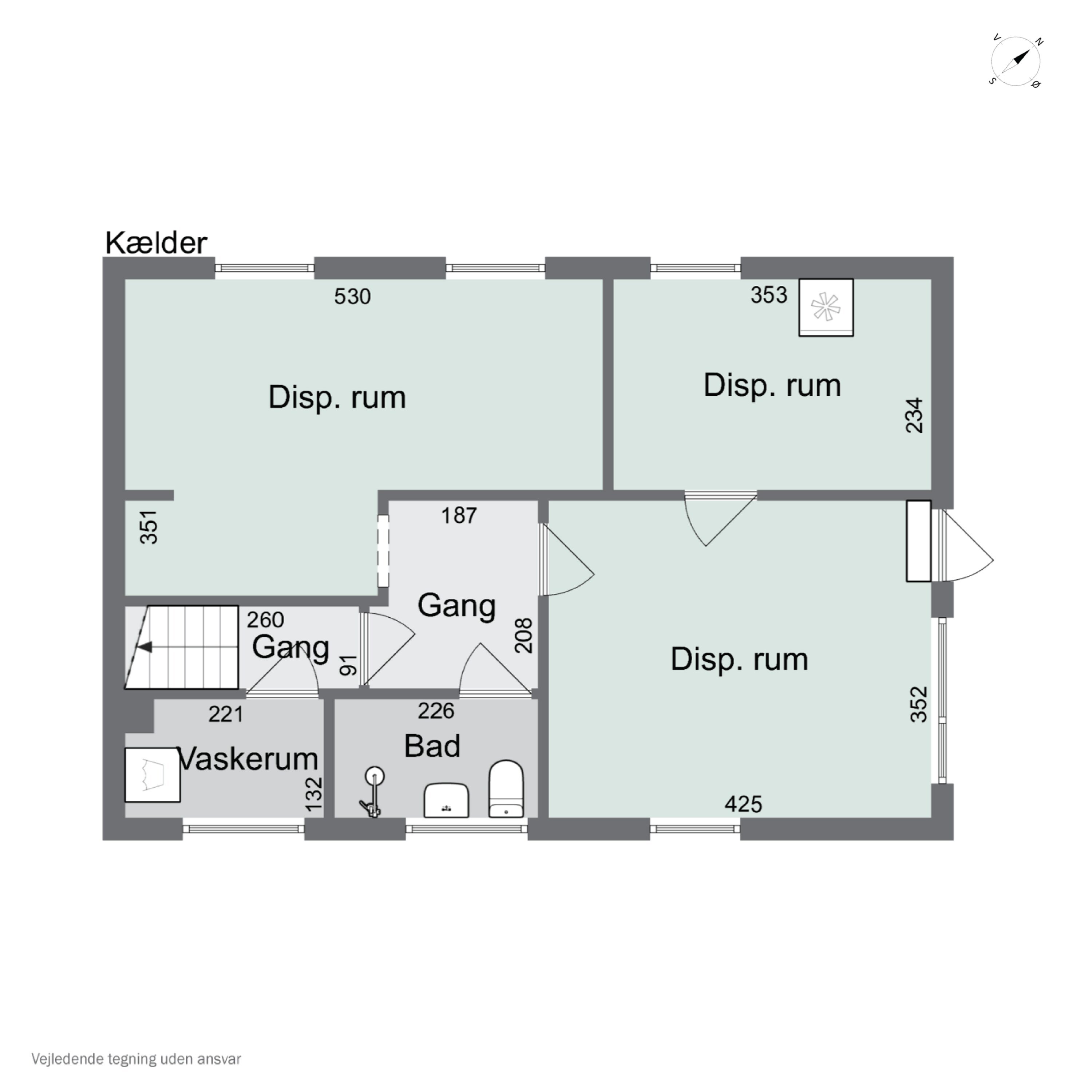Plantegninger billede af Strandbakken 128, 4400 Kalundborg
