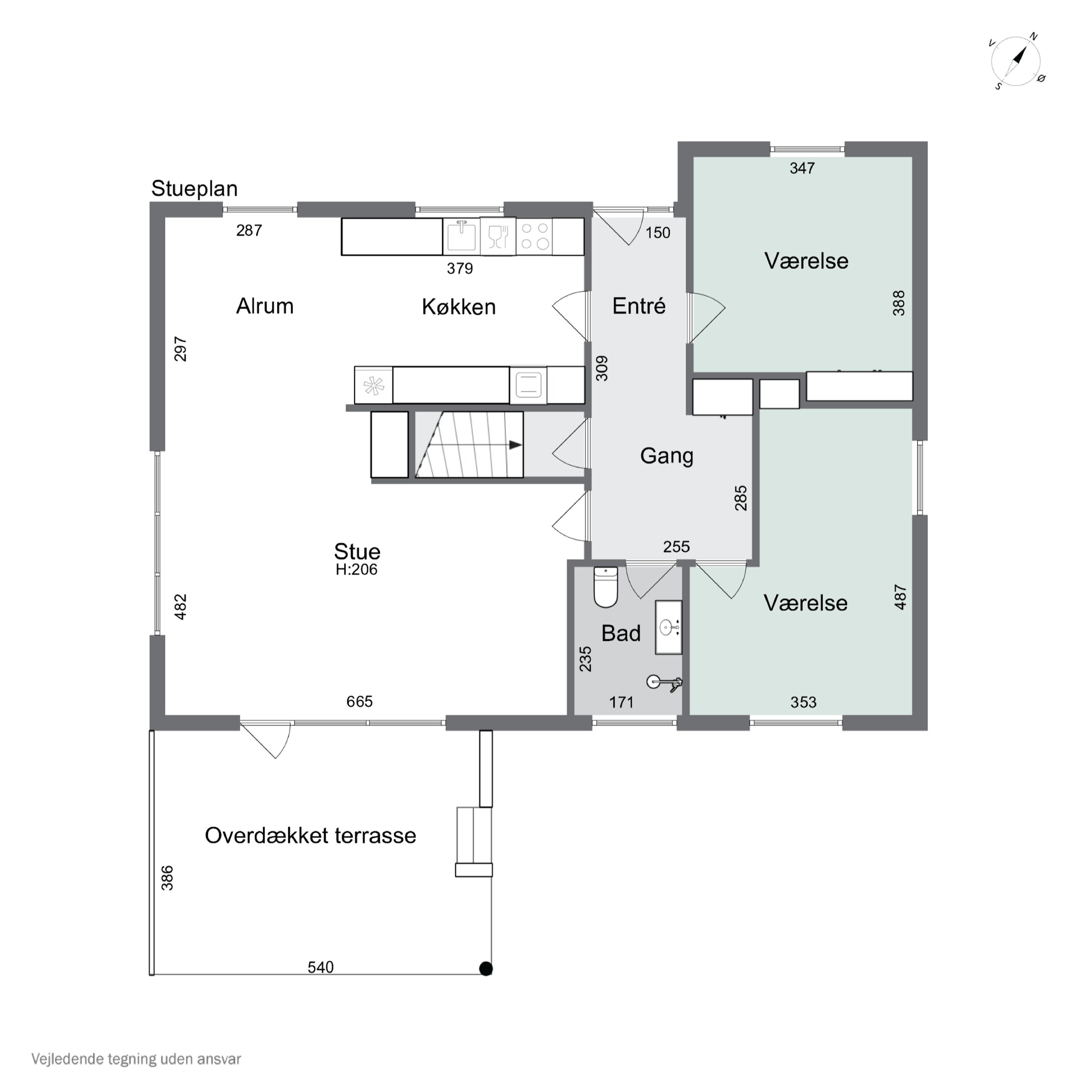 Plantegninger billede af Elmevænget 2, 5771 Stenstrup