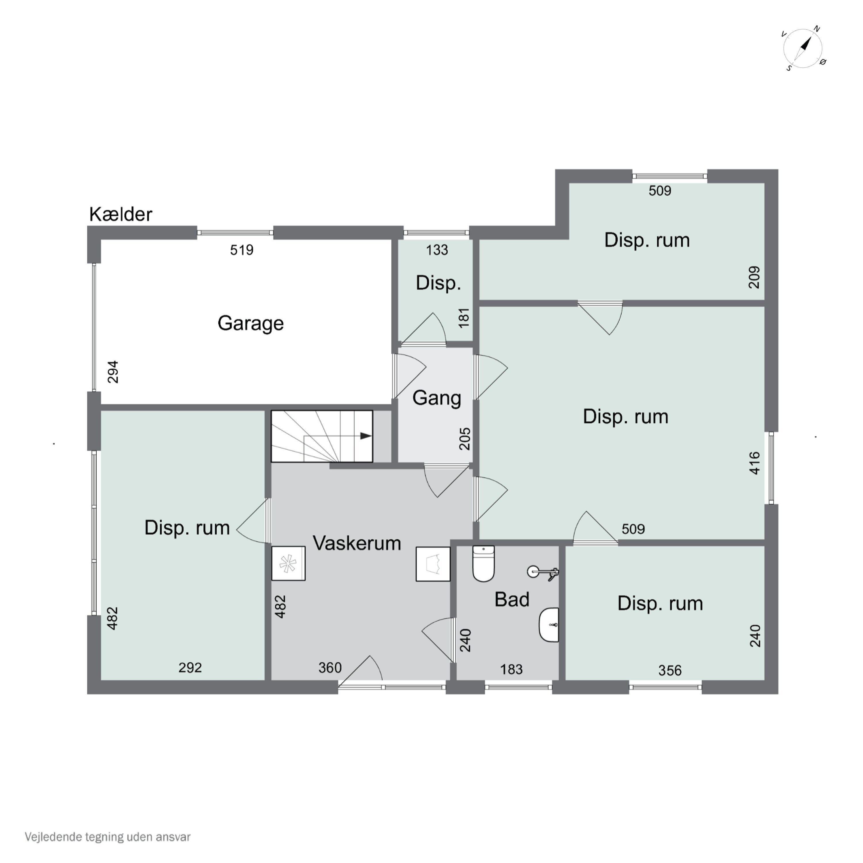 Plantegninger billede af Elmevænget 2, 5771 Stenstrup