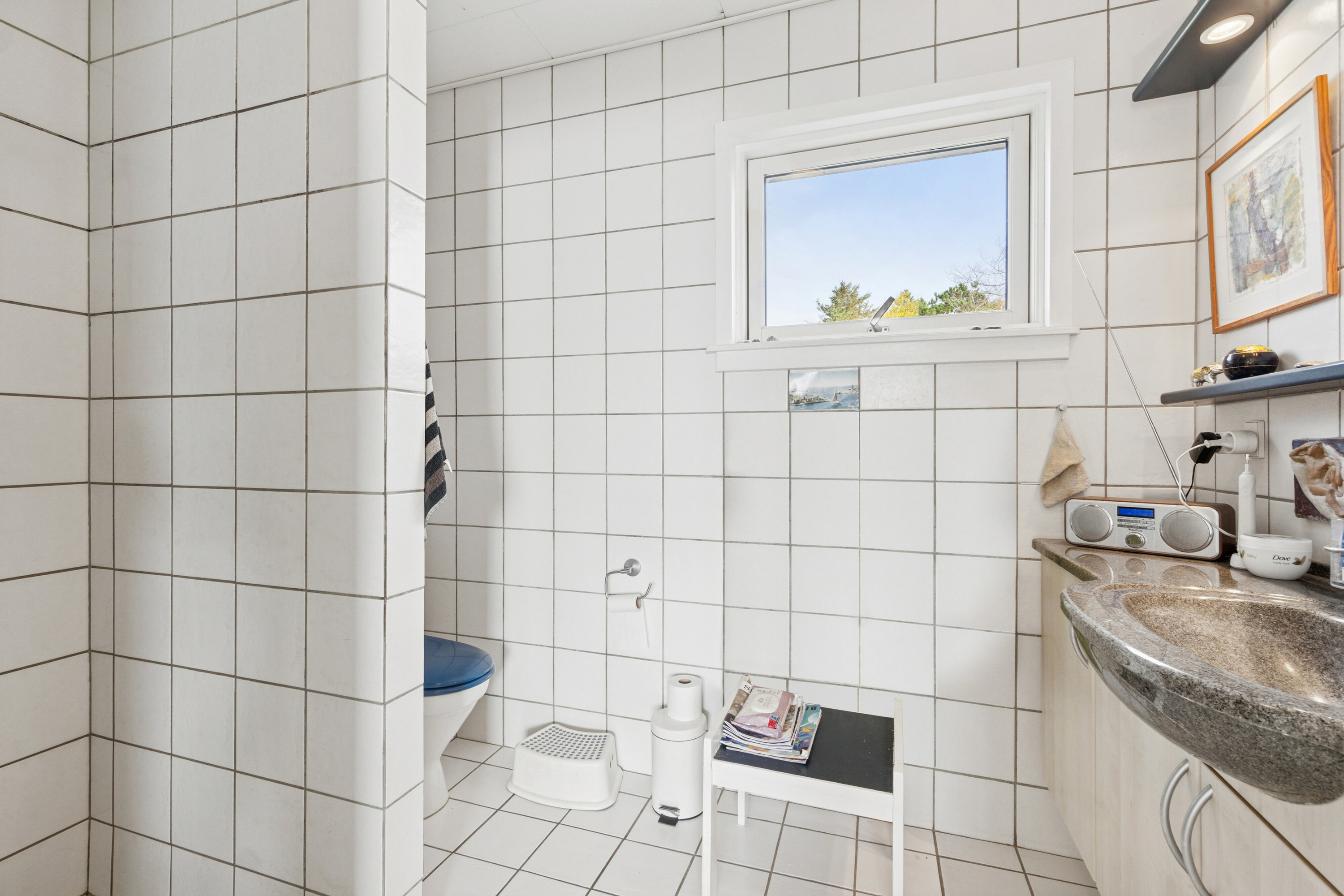 Fremhævet badeværelse billede i fuldskærmstilstand. Billede af Gl. Feggesundvej 140, Amtoft, 7742 Vesløs