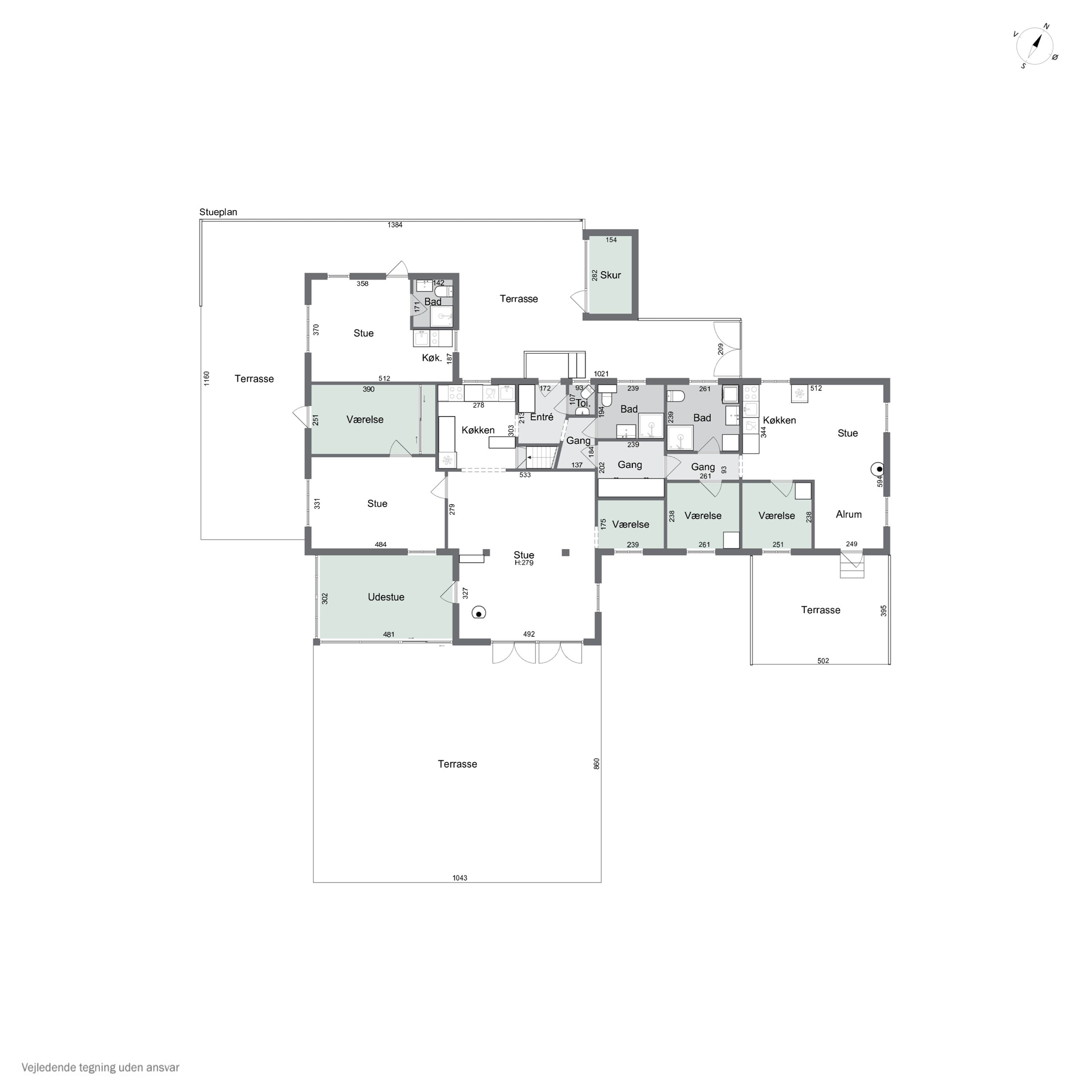 Plantegninger billede af Sommerbyen 43, 5800 Nyborg